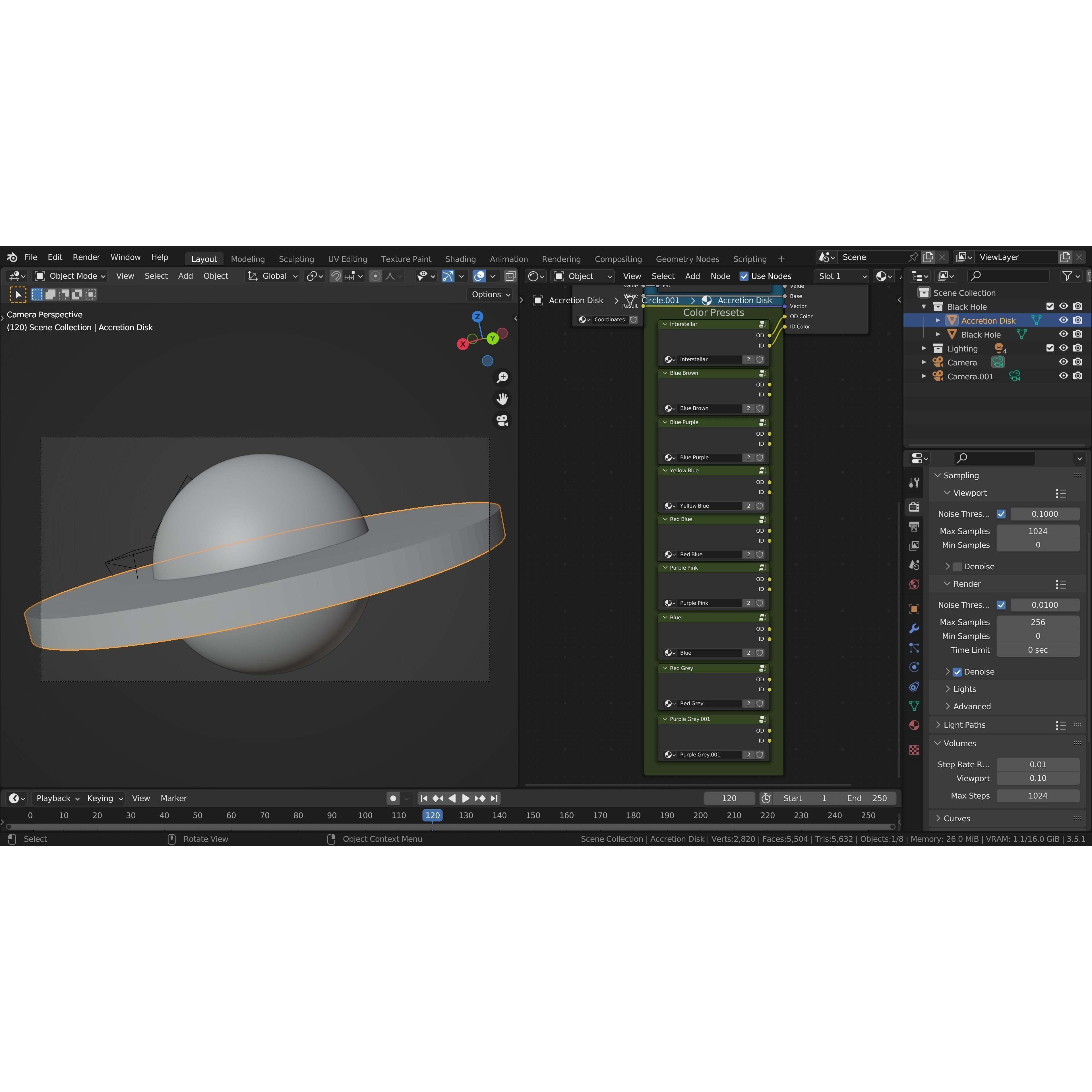Procedural Black Hole - Game-Ready 3D Model - View 9