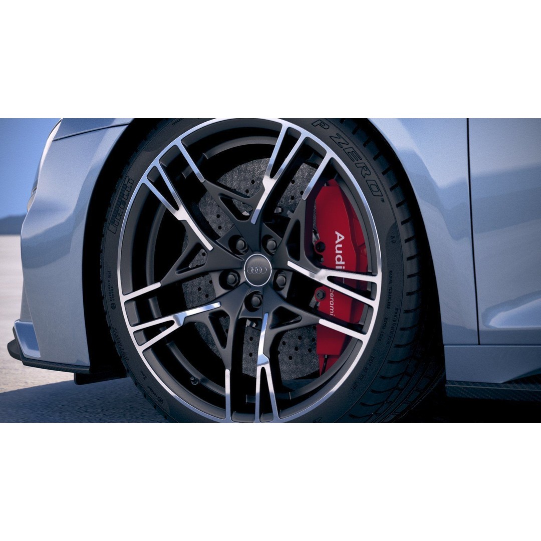 Audi R8 Spyder 2019 3D Model – High Poly Car Asset, FBX, OBJ - View 16