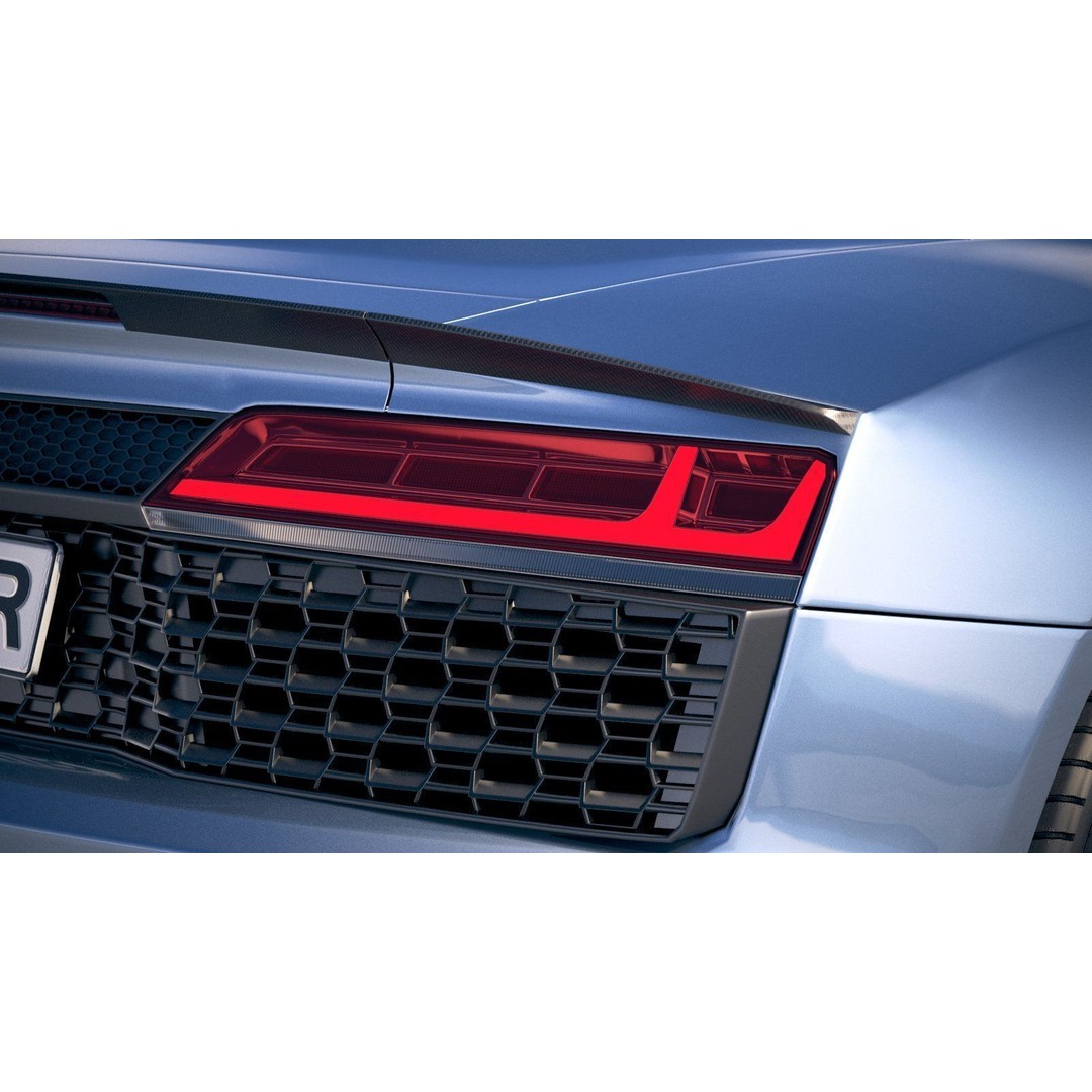 Audi R8 Spyder 2019 3D Model – High Poly Car Asset, FBX, OBJ - View 18