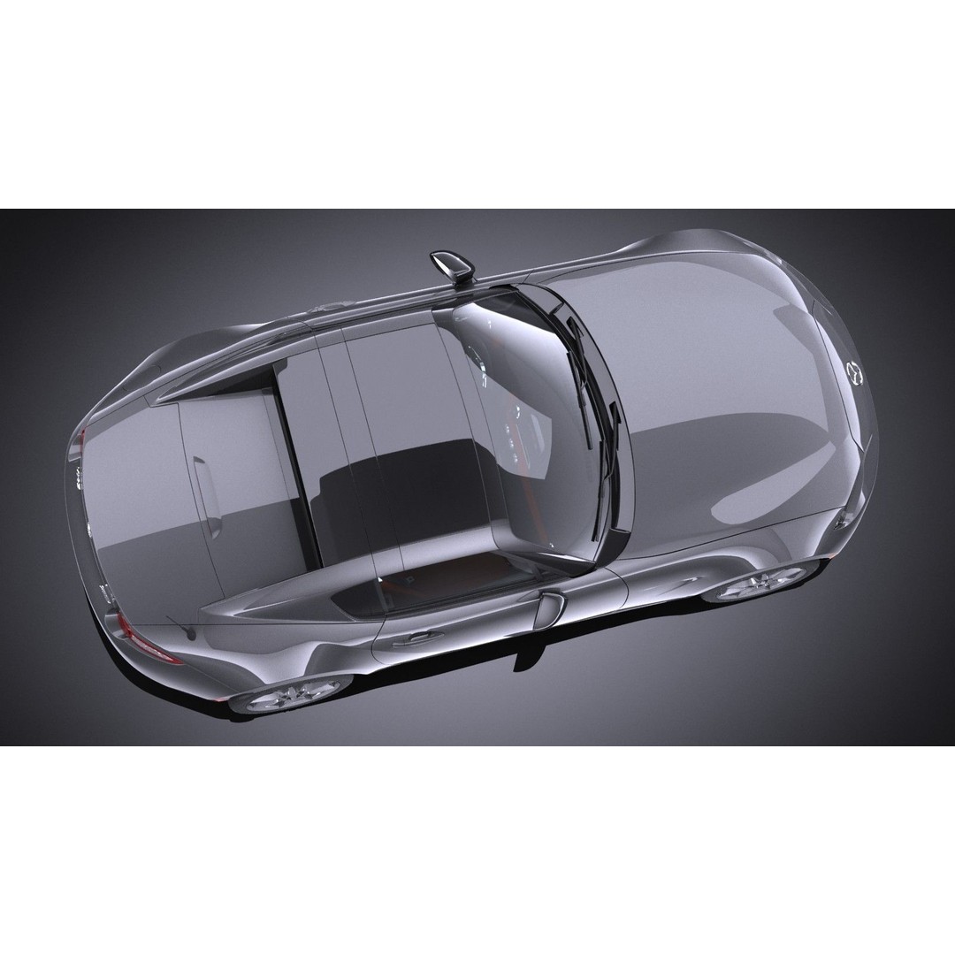 Mazda MX-5 RF 2017 3D Model – High Poly Game Asset, FBX, OBJ - View 12