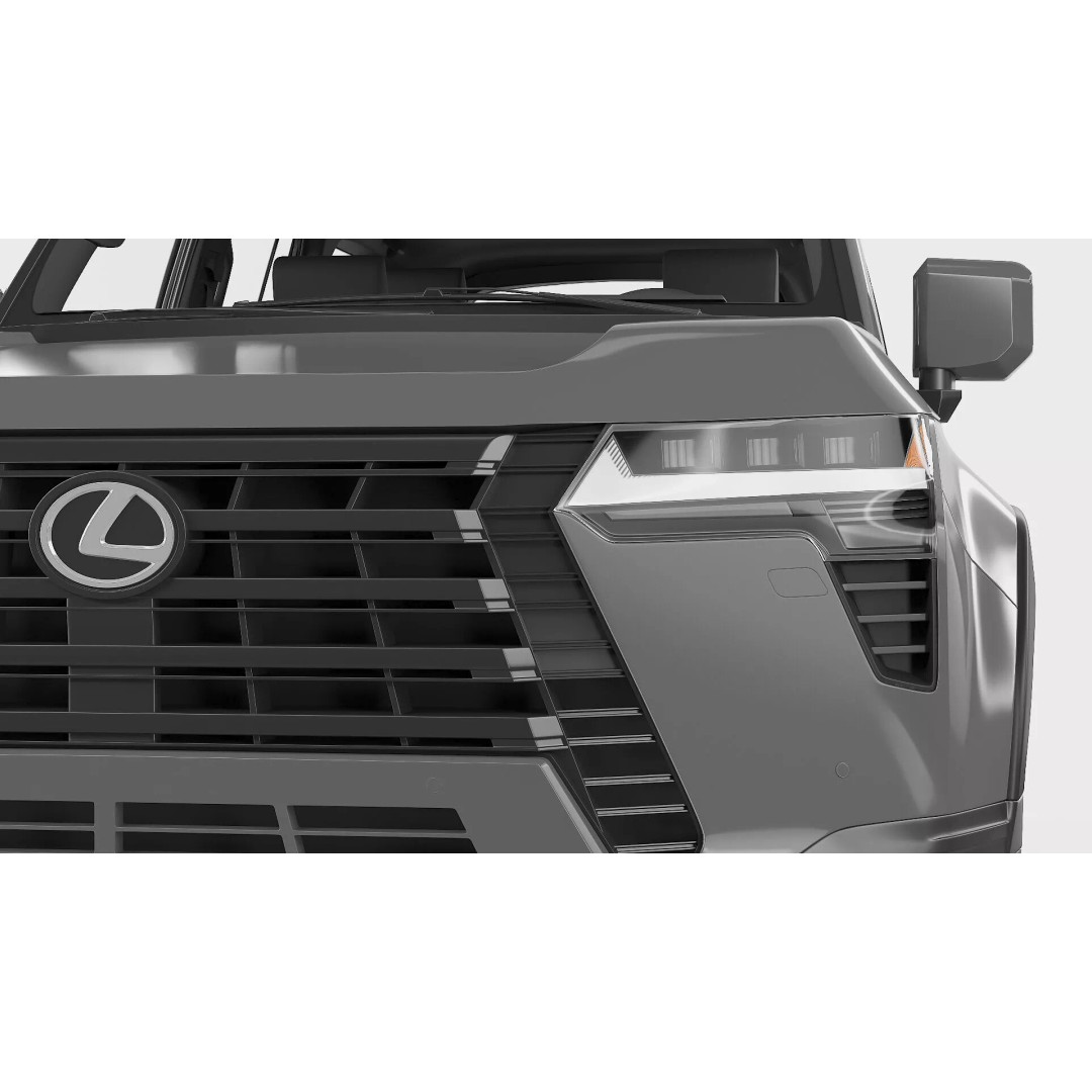 Lexus GX 550 SUV 2024 Gray 3D Model – High Poly PBR Vehicle Asset - View 11