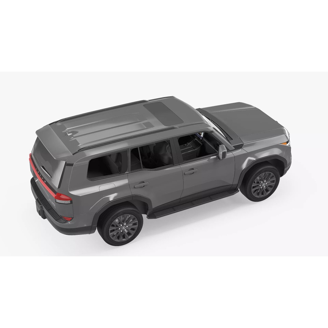 Lexus GX 550 SUV 2024 Gray 3D Model – High Poly PBR Vehicle Asset - View 9