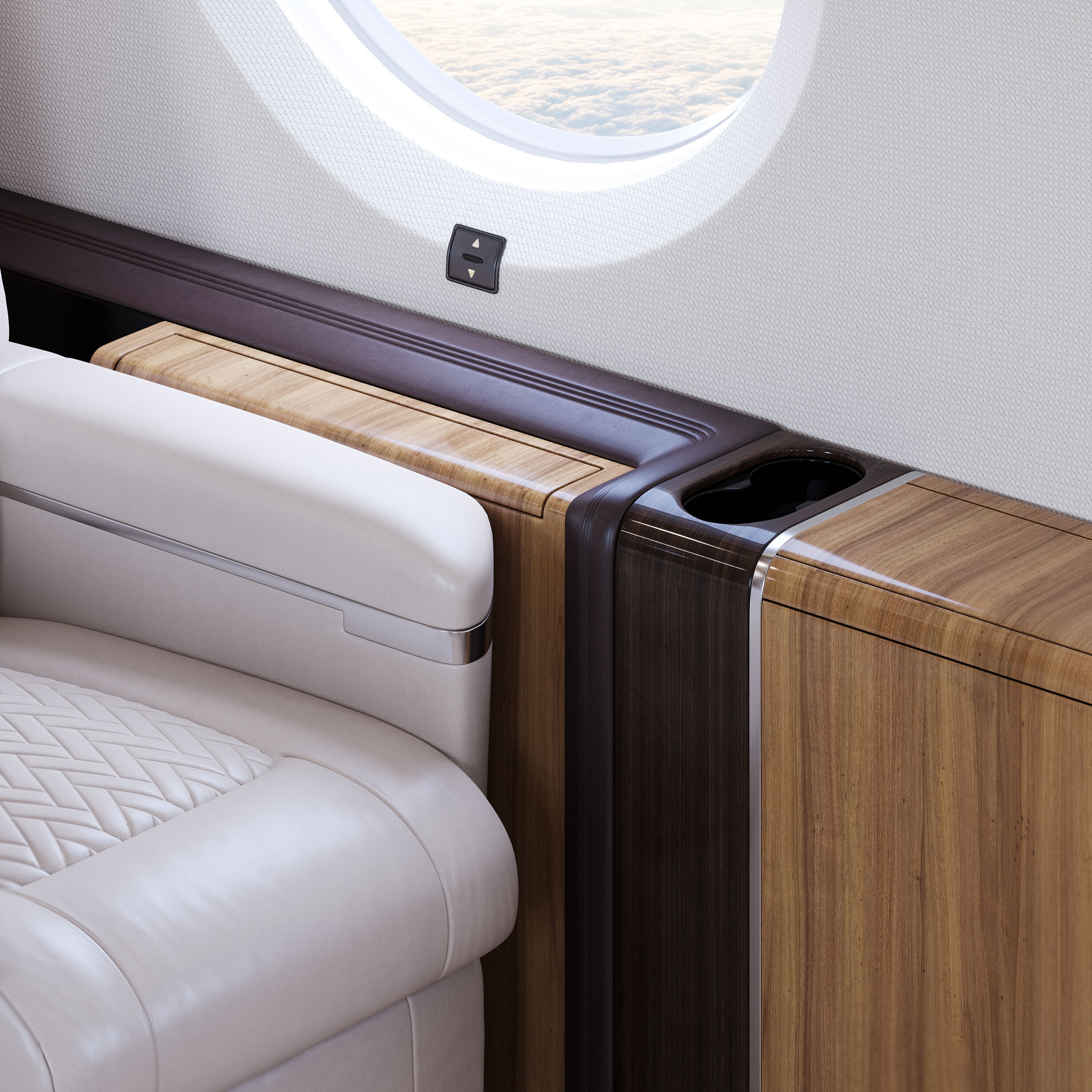 Private Jet Interior - High-Poly 3D Model - View 6
