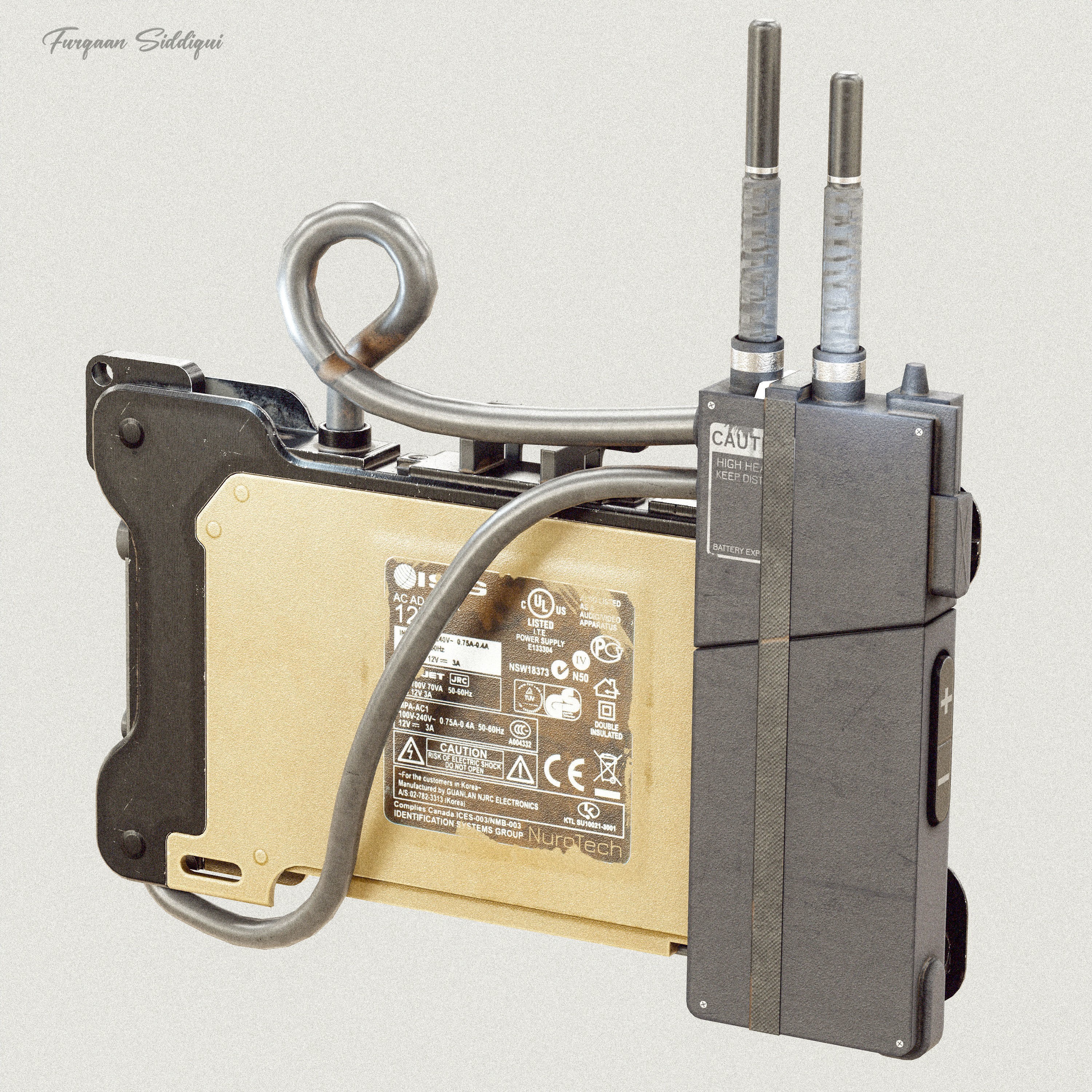 Sci-Fi Controller V15 - Low-Poly Game-Ready 3D Model - View 18