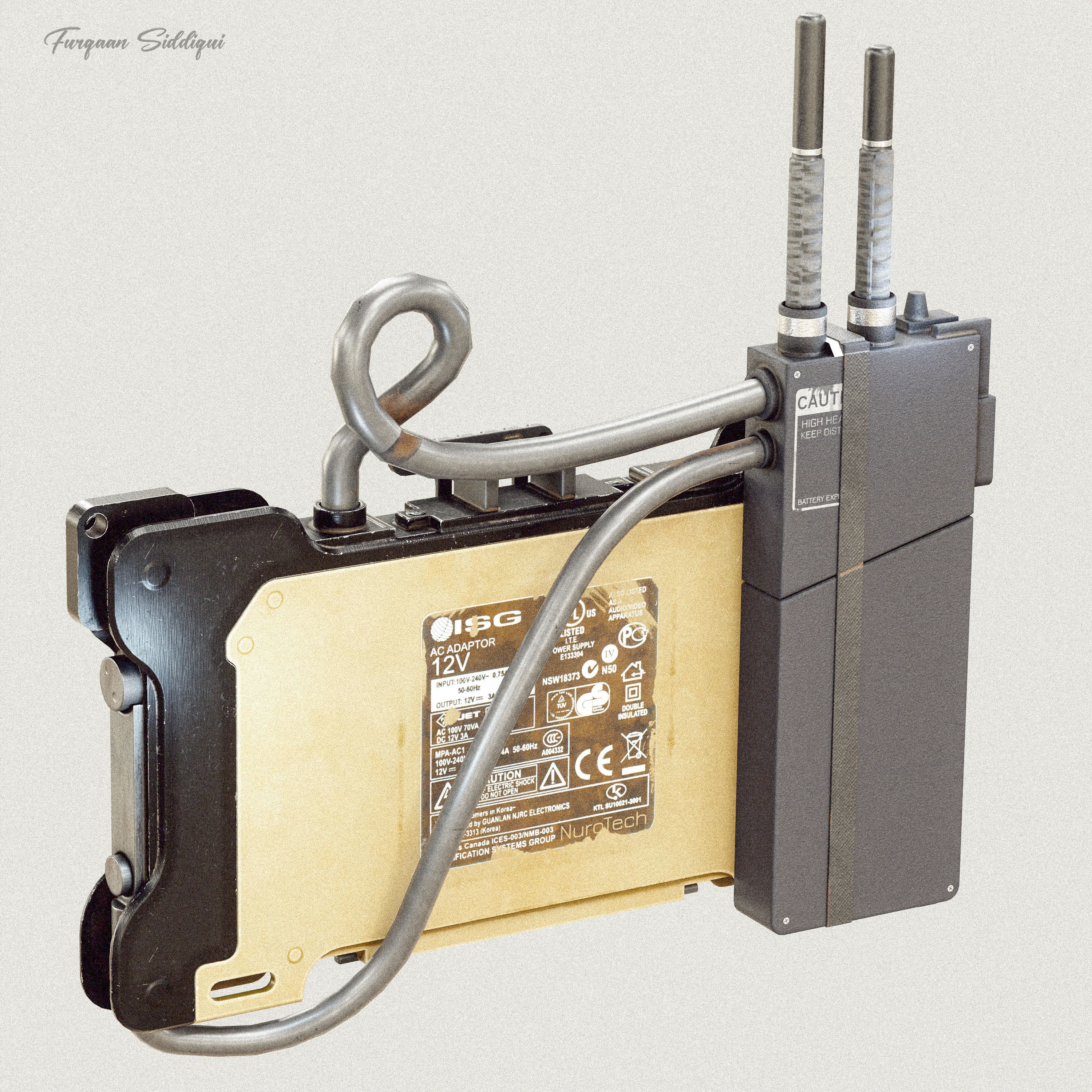 Sci-Fi Controller V15 - Low-Poly Game-Ready 3D Model - View 19