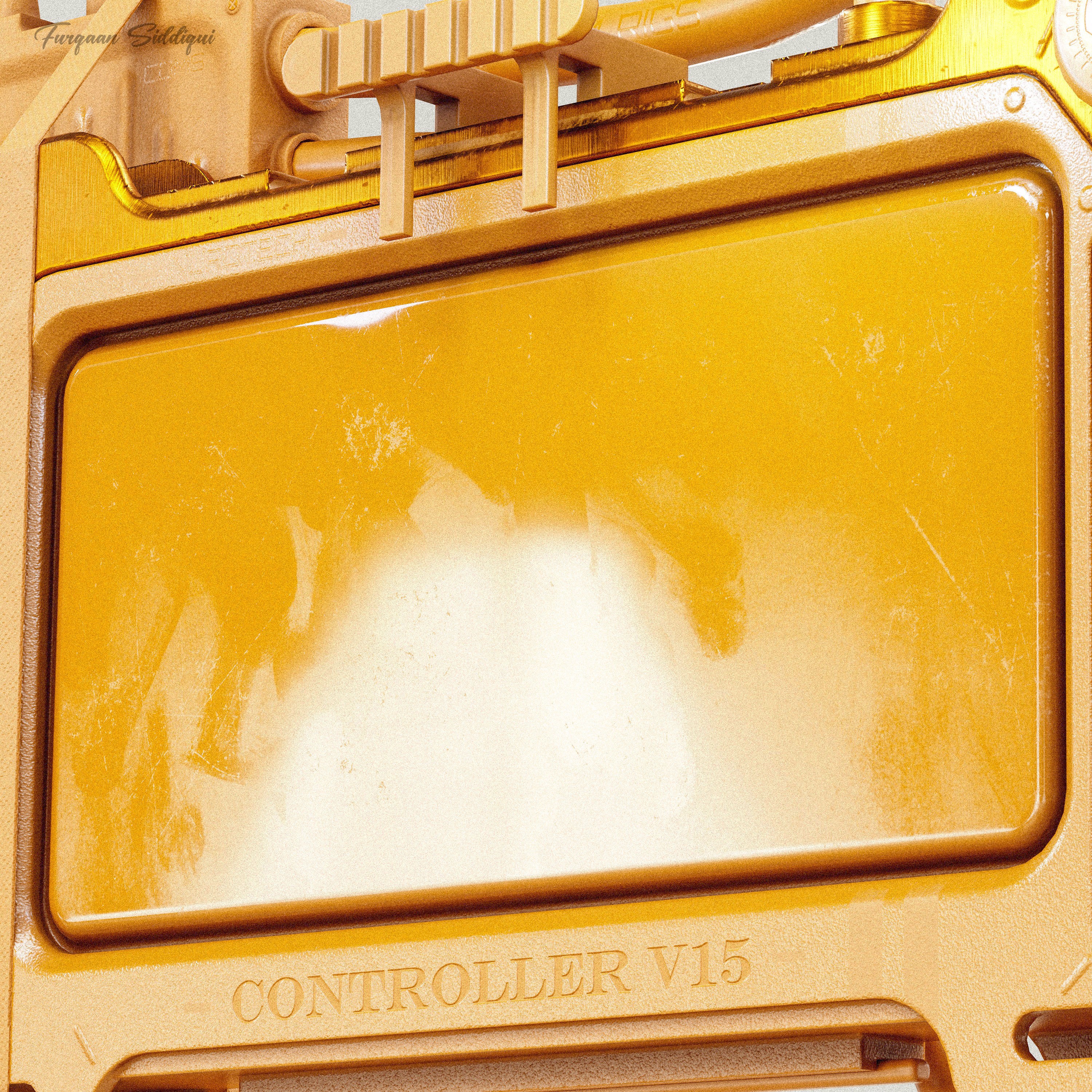 Sci-Fi Controller V15 - Low-Poly Game-Ready 3D Model - View 27