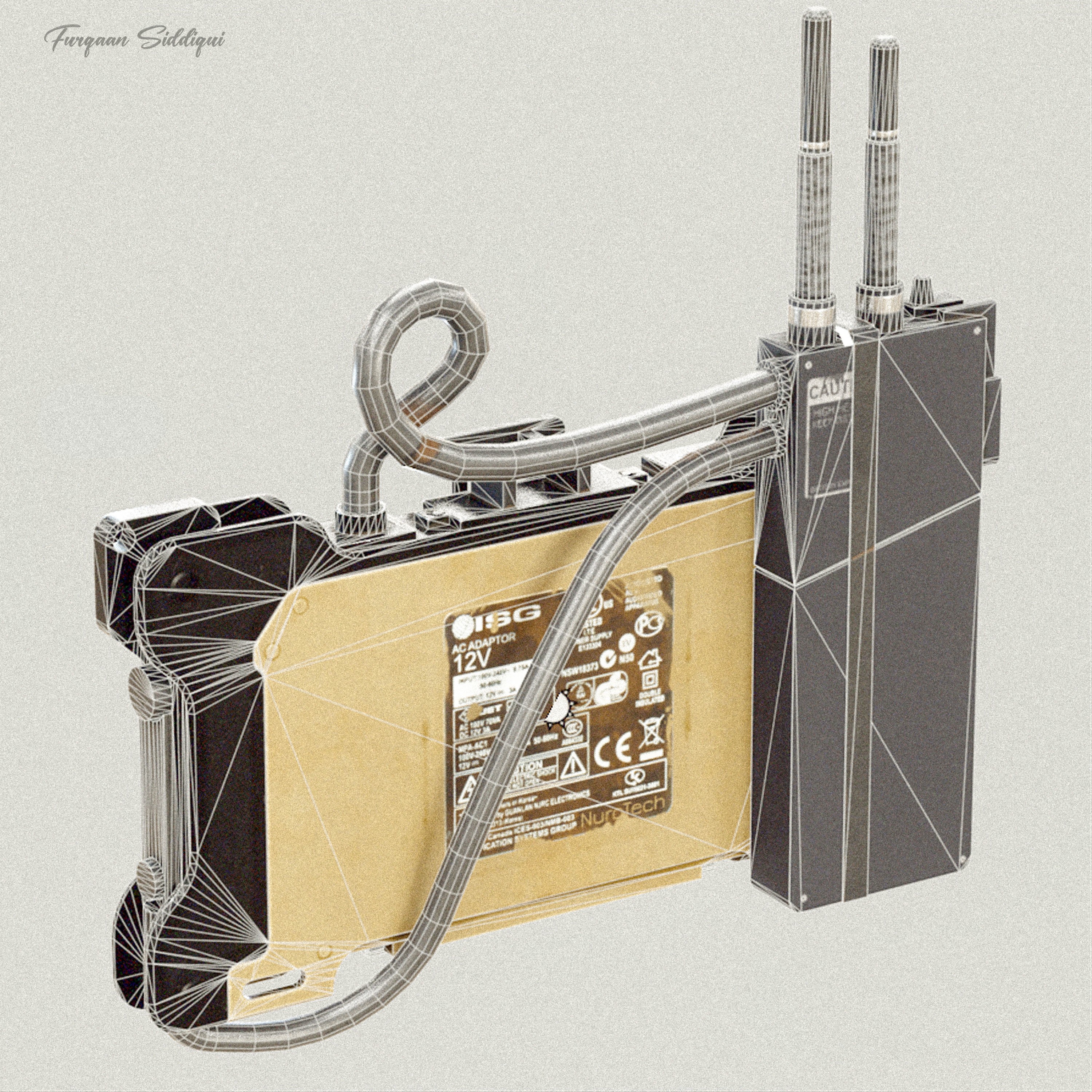 Sci-Fi Controller V15 - Low-Poly Game-Ready 3D Model - View 29