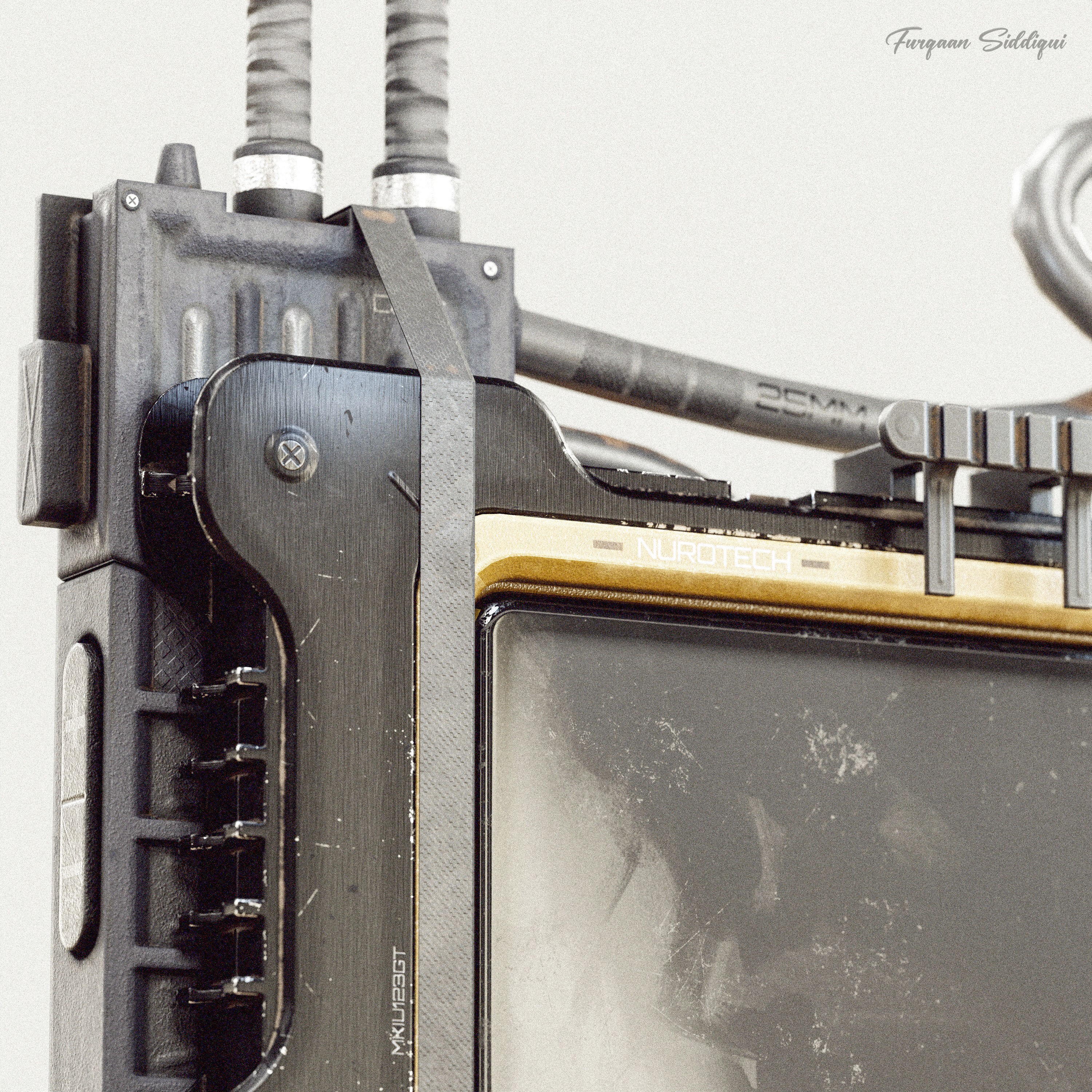 Sci-Fi Controller V15 - Low-Poly Game-Ready 3D Model - View 5