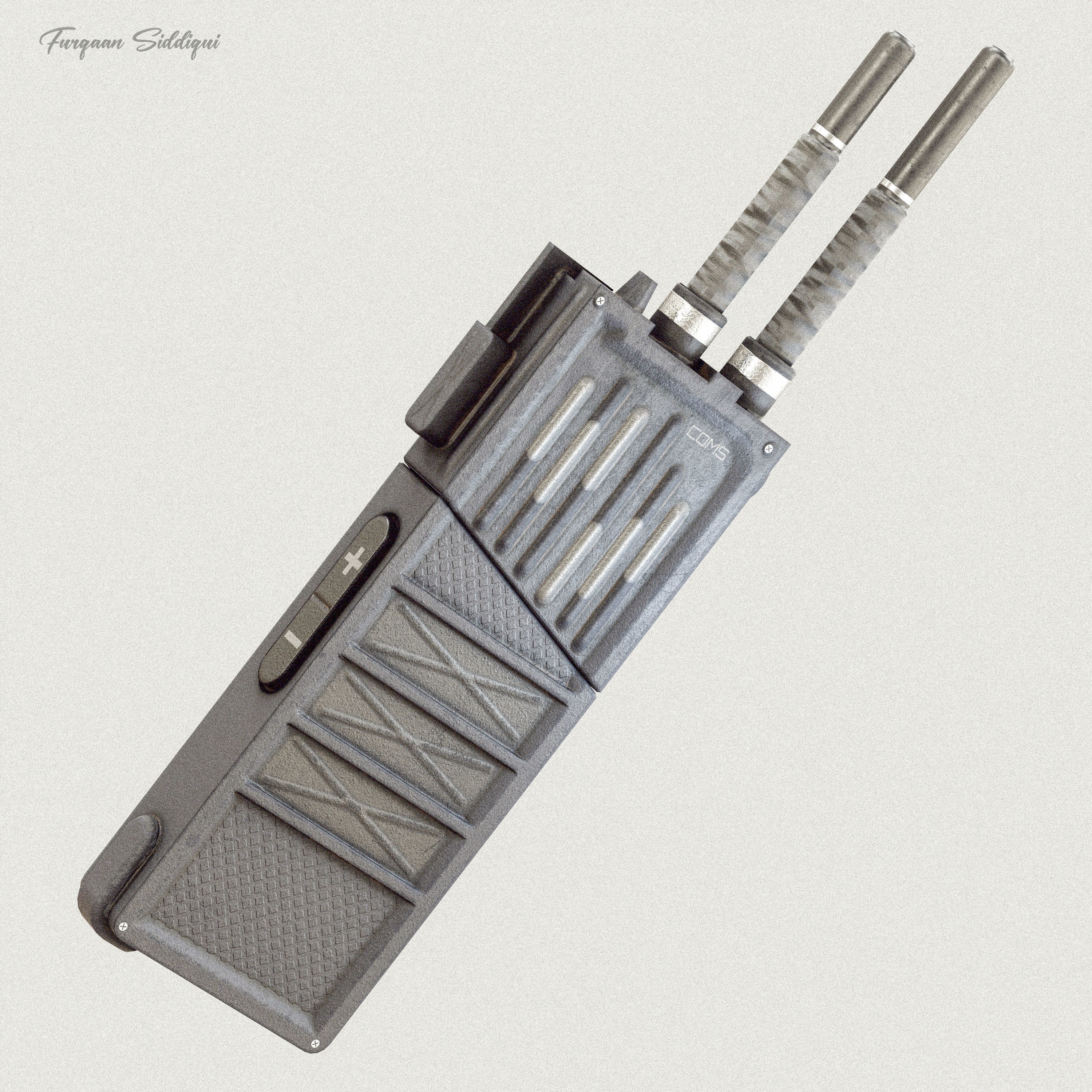 Sci-Fi Controller V15 - Low-Poly Game-Ready 3D Model - View 9