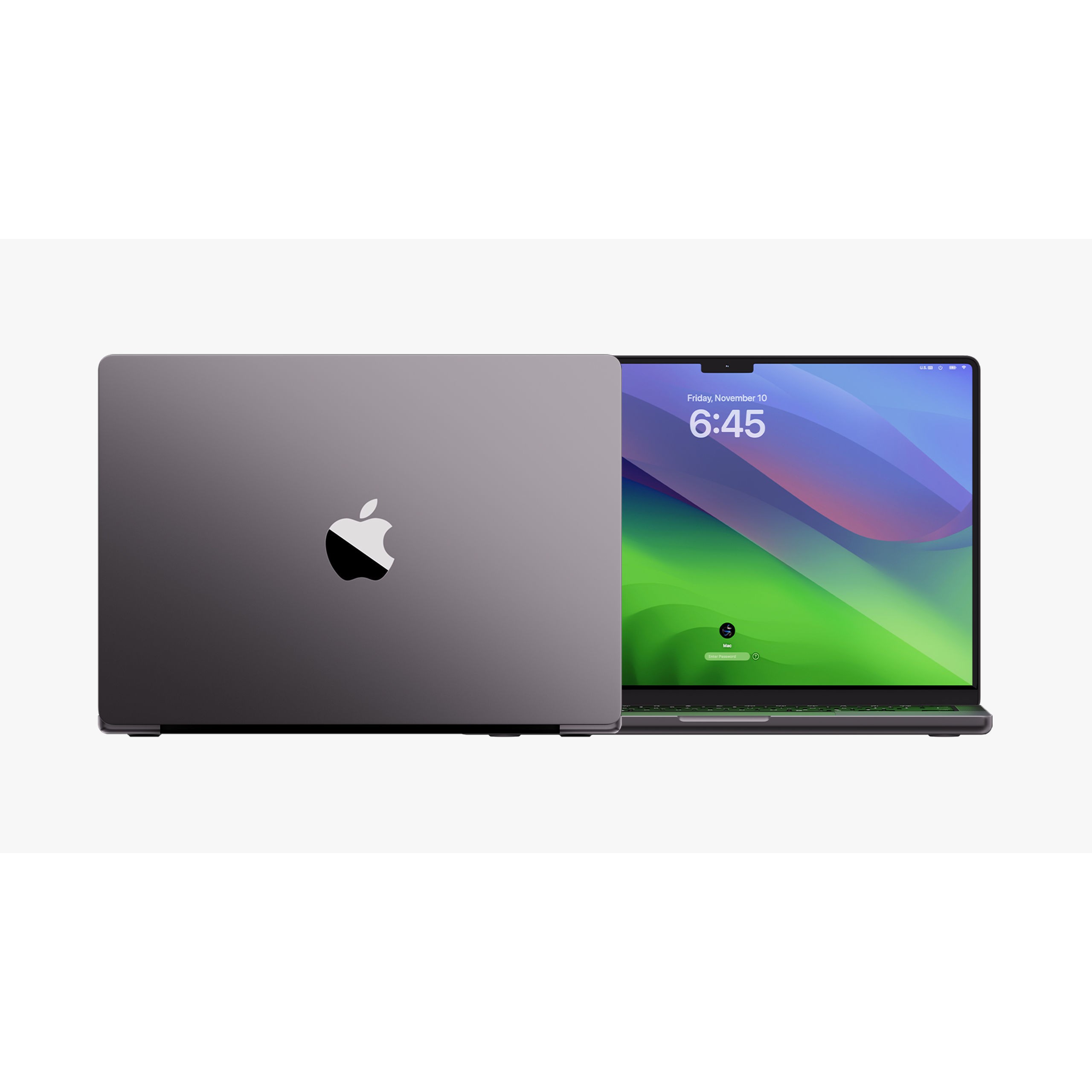 Apple MacBook Pro 14 & 16 inch Space Black - Game-Ready 3D Model - View 17