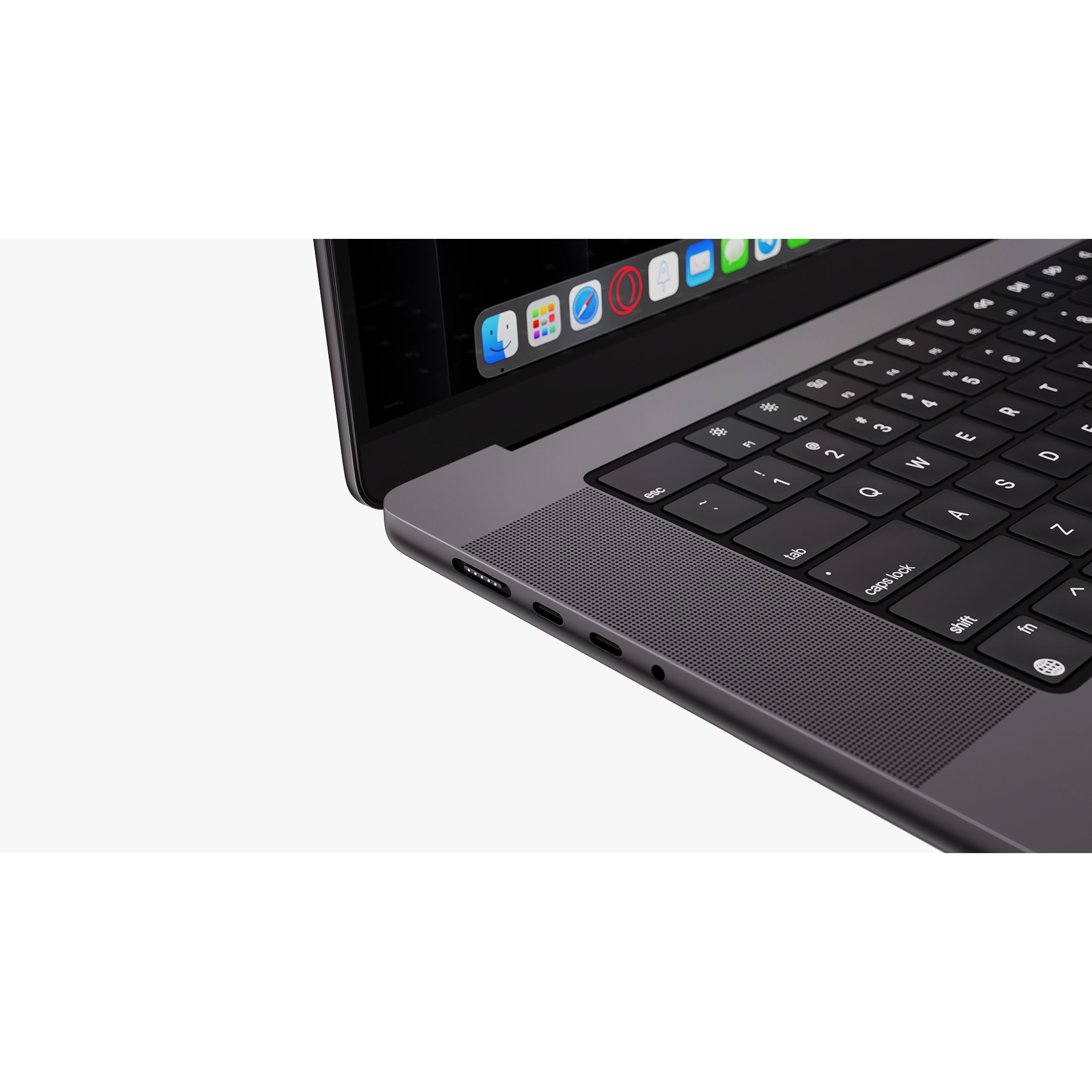 Apple MacBook Pro 14 & 16 inch Space Black - Game-Ready 3D Model - View 37