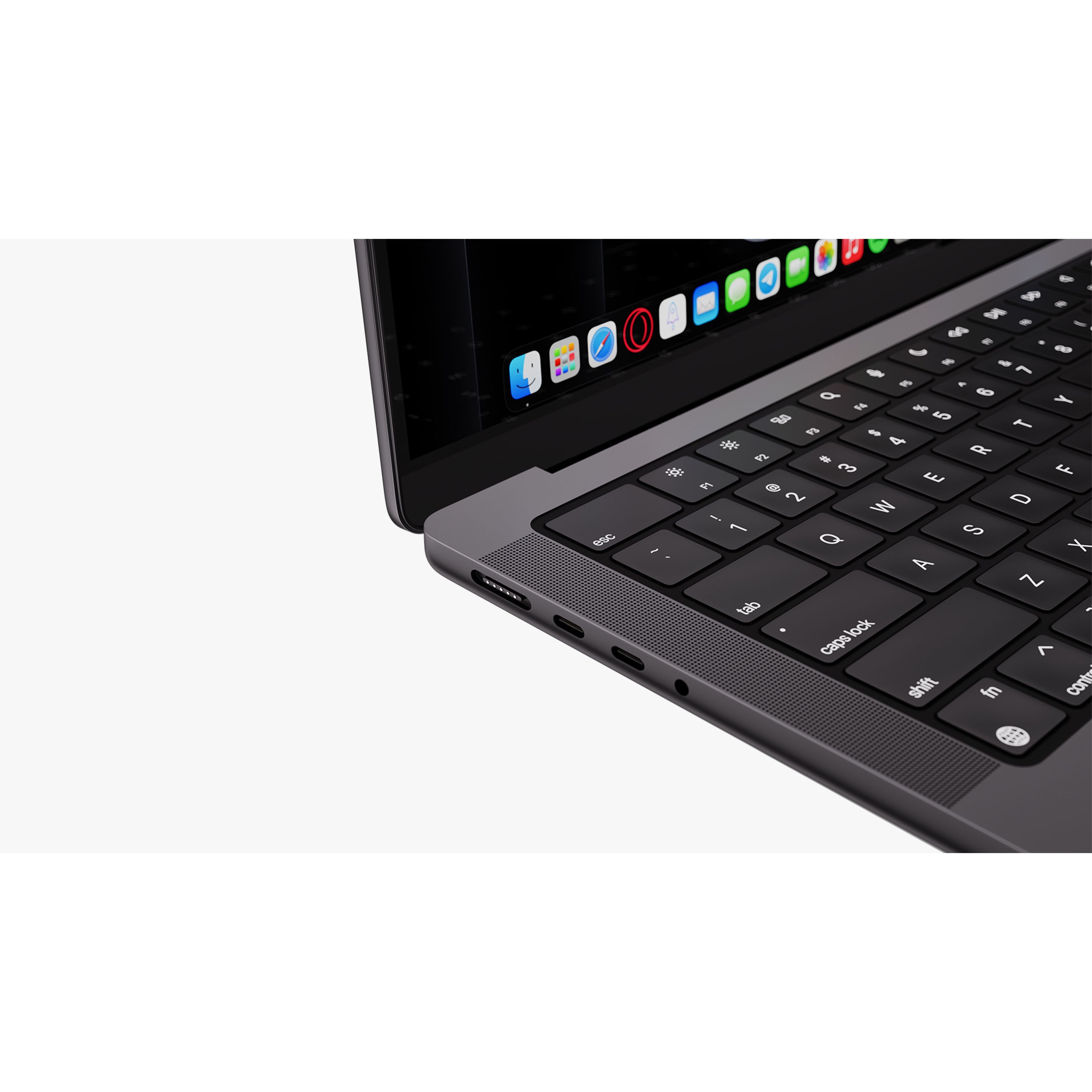 Apple MacBook Pro 14 & 16 inch Space Black - Game-Ready 3D Model - View 39