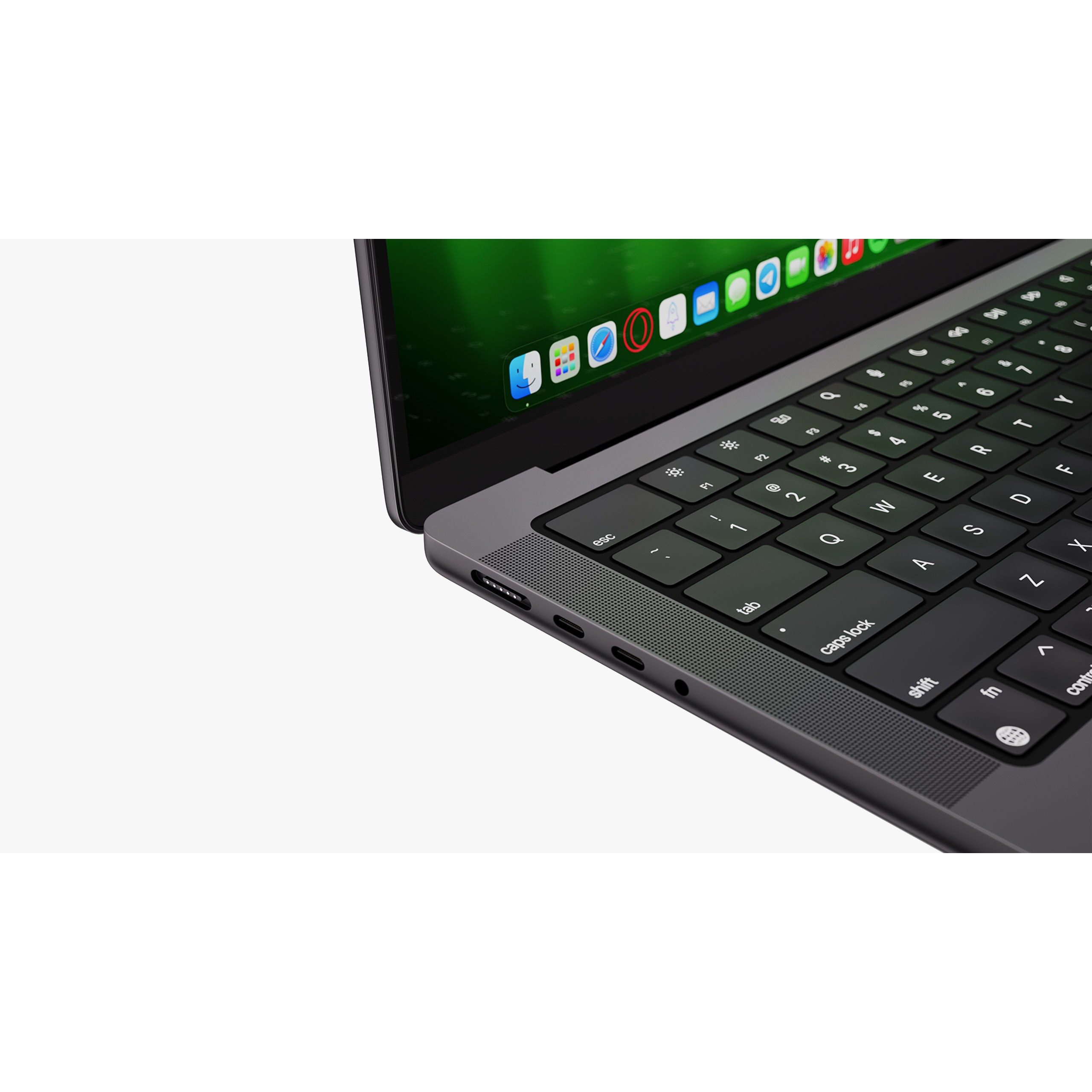 Apple MacBook Pro 14 & 16 inch Space Black - Game-Ready 3D Model - View 43