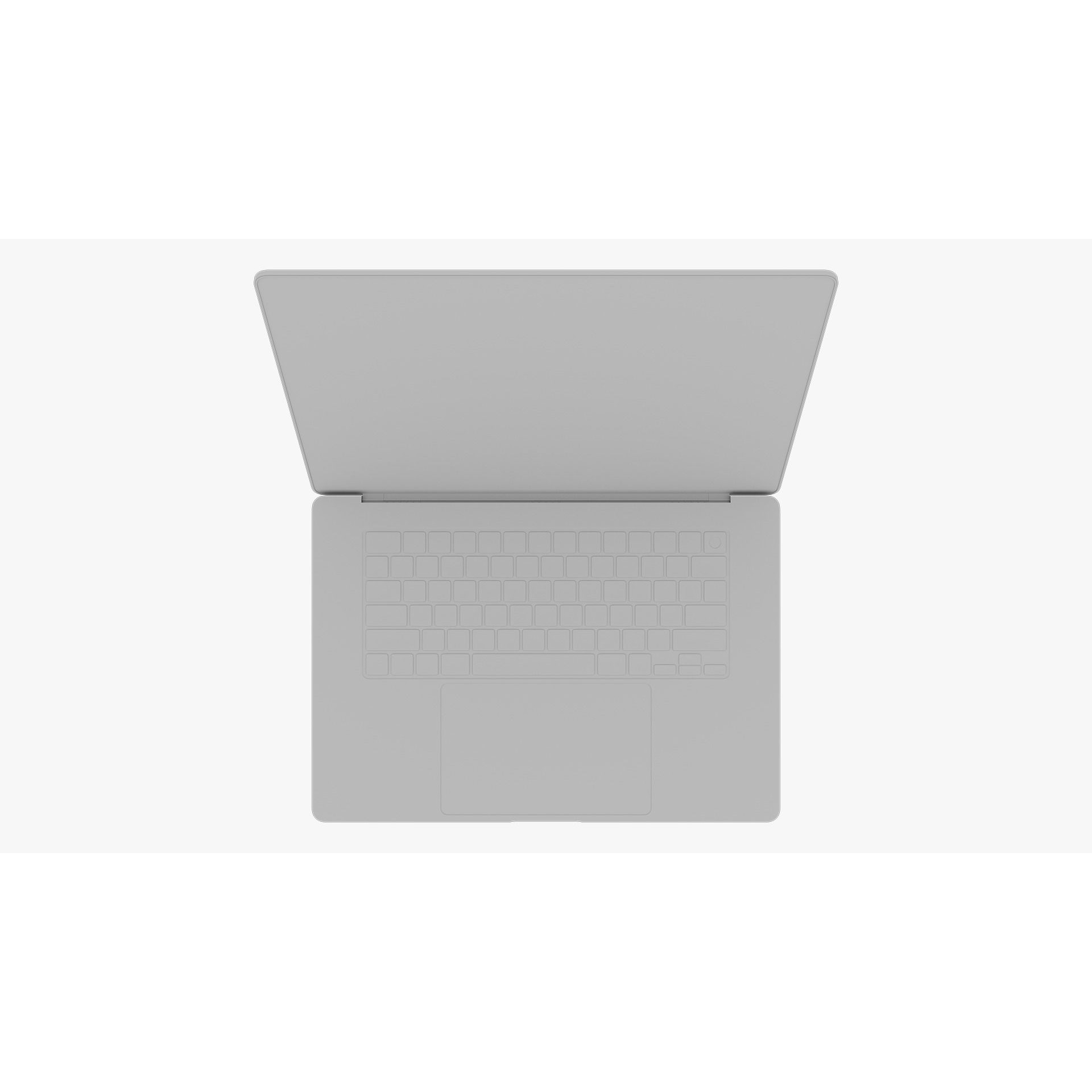 Apple MacBook Pro 14 & 16 inch Space Black - Game-Ready 3D Model - View 44