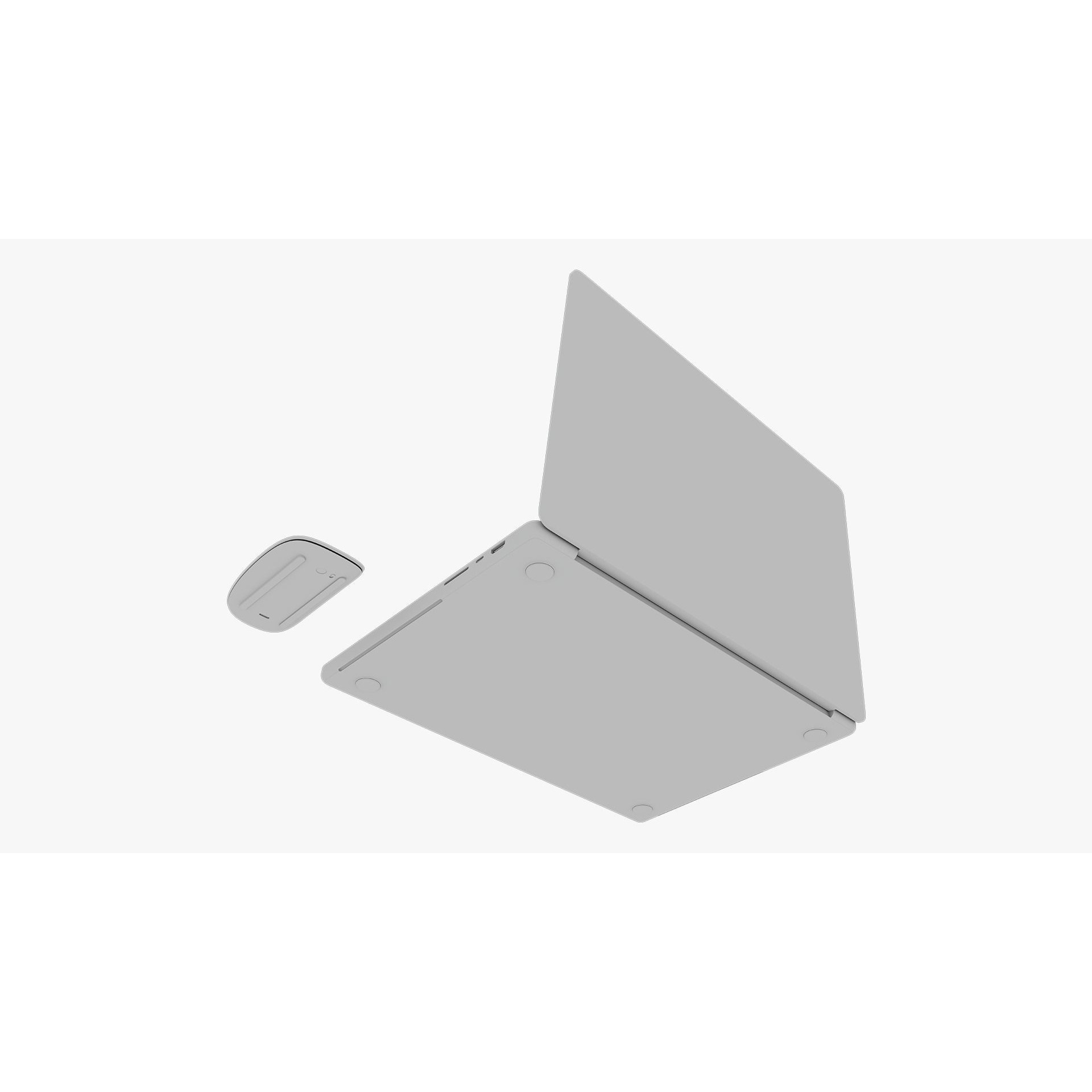 Apple MacBook Pro 14 & 16 inch Space Black - Game-Ready 3D Model - View 48