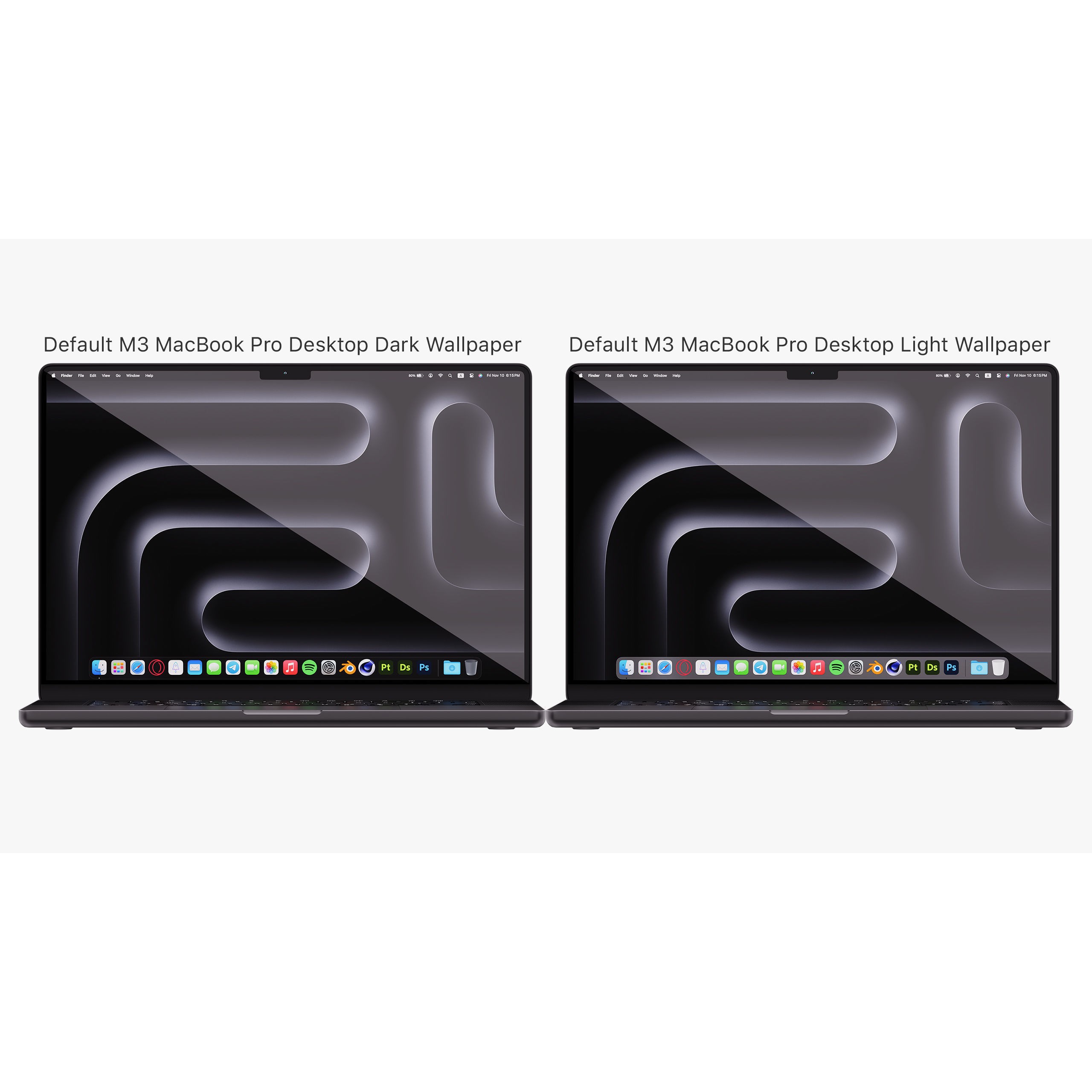 Apple MacBook Pro 14 & 16 inch Space Black - Game-Ready 3D Model - View 8