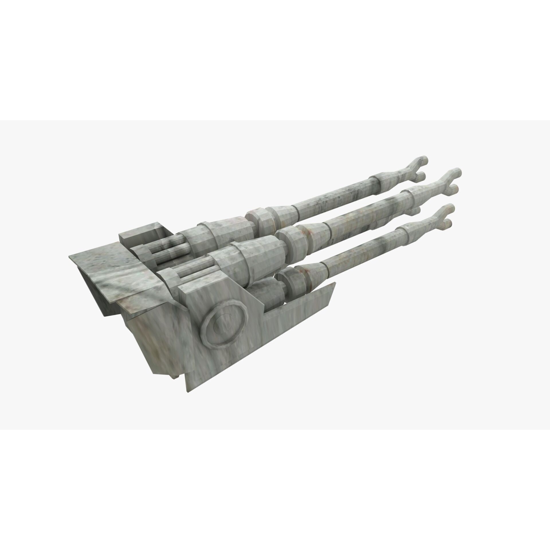 Millennium Falcon - Low-Poly Game-Ready 3D Model - View 15