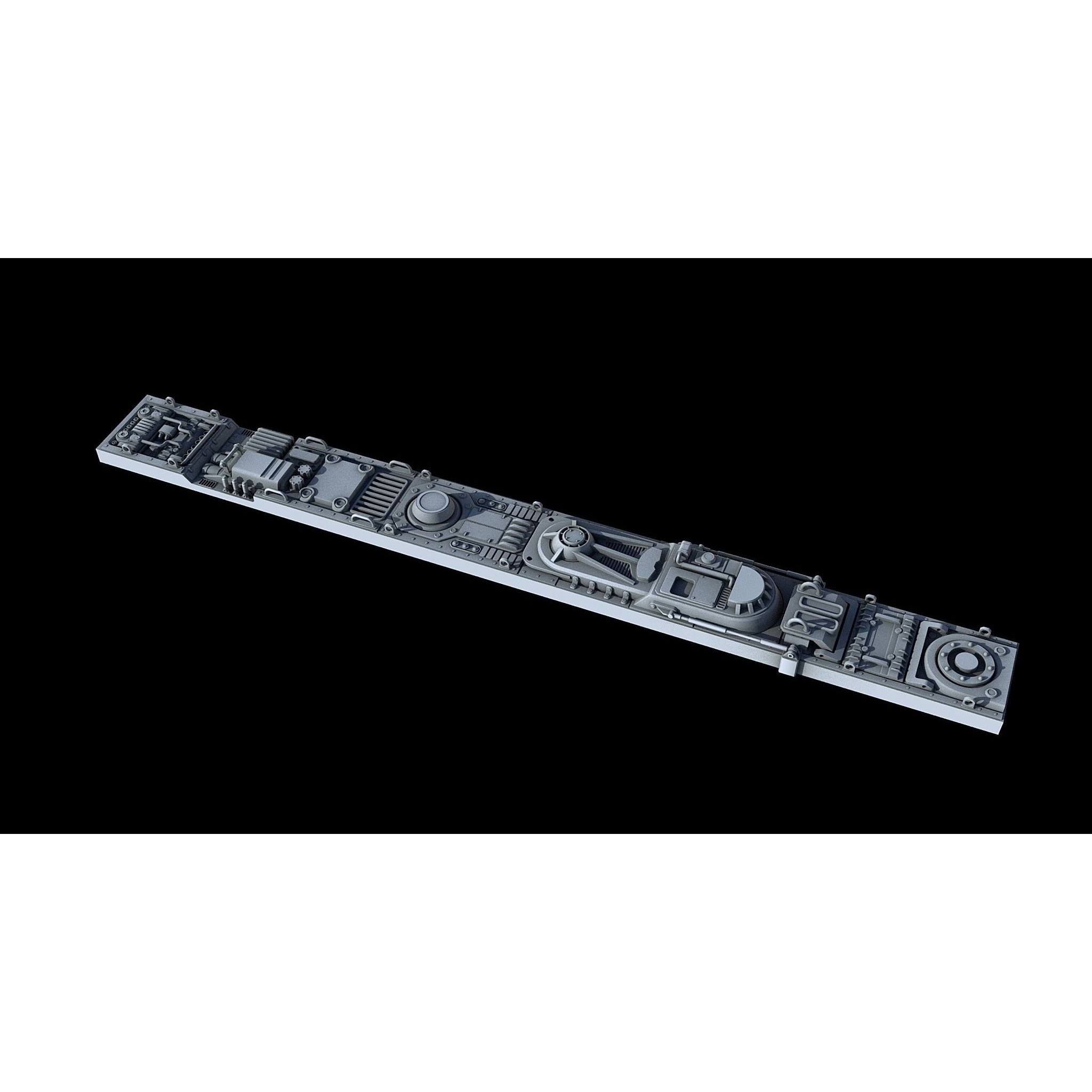 Sci-Fi KitBash and Props Pack Part Three - Game-Ready 3D Model - View 10