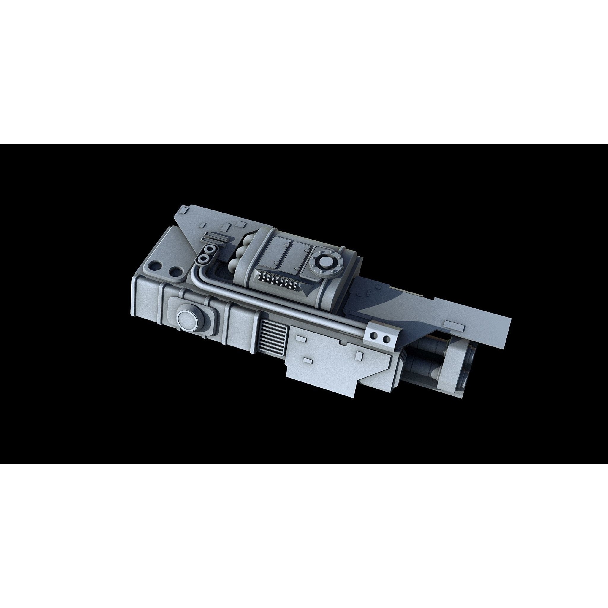Sci-Fi KitBash and Props Pack Part Three - Game-Ready 3D Model - View 15