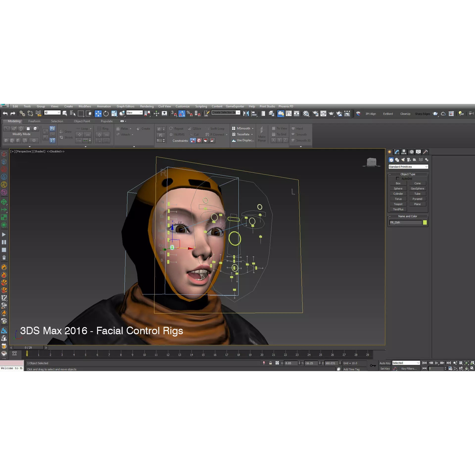 Space Marshal Female - Low-Poly Game-Ready 3D Model - View 17