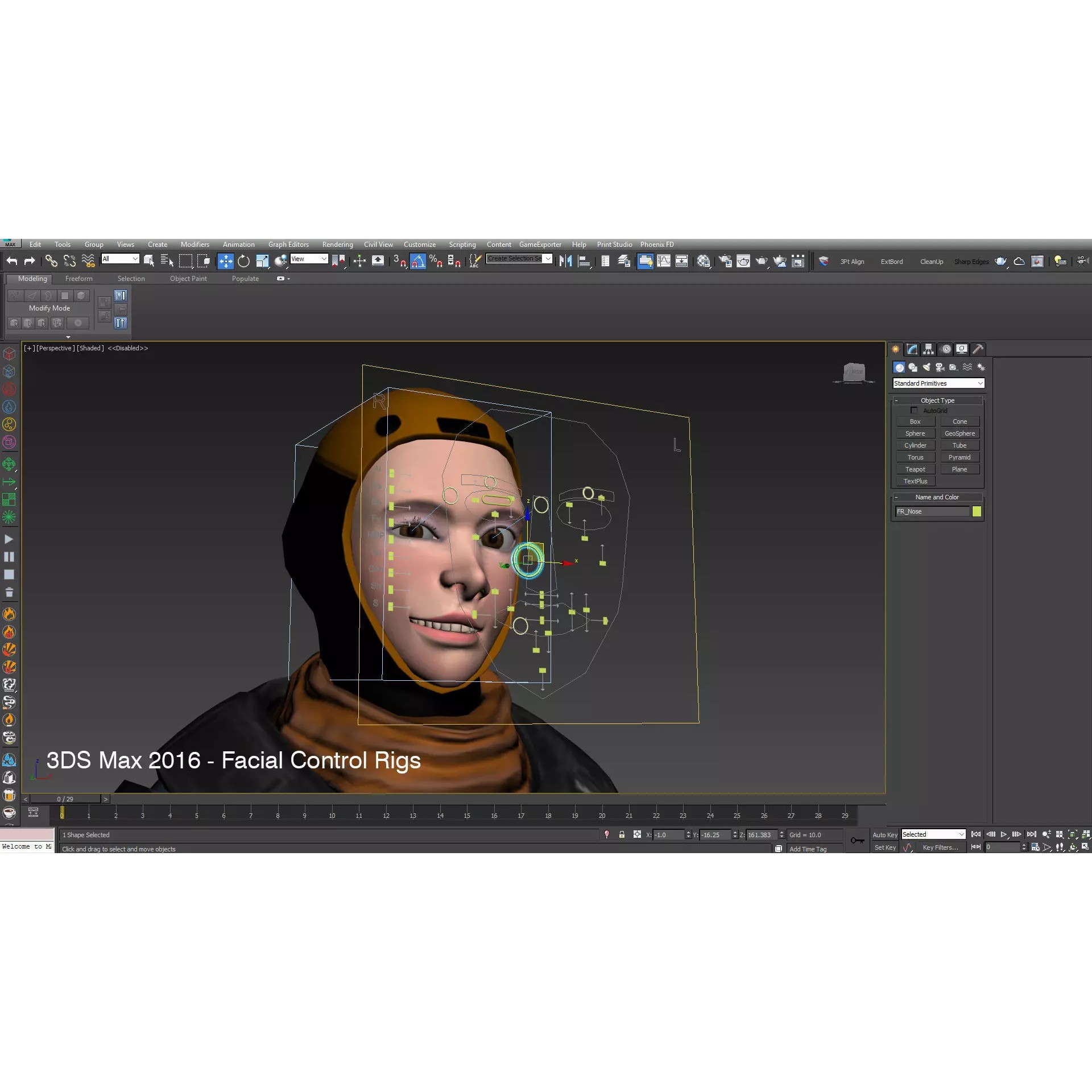 Space Marshal Female - Low-Poly Game-Ready 3D Model - View 18