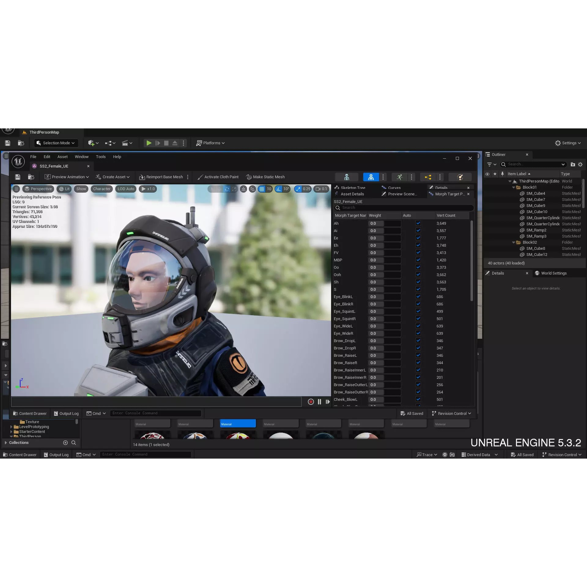 Space Marshal Female - Low-Poly Game-Ready 3D Model - View 30