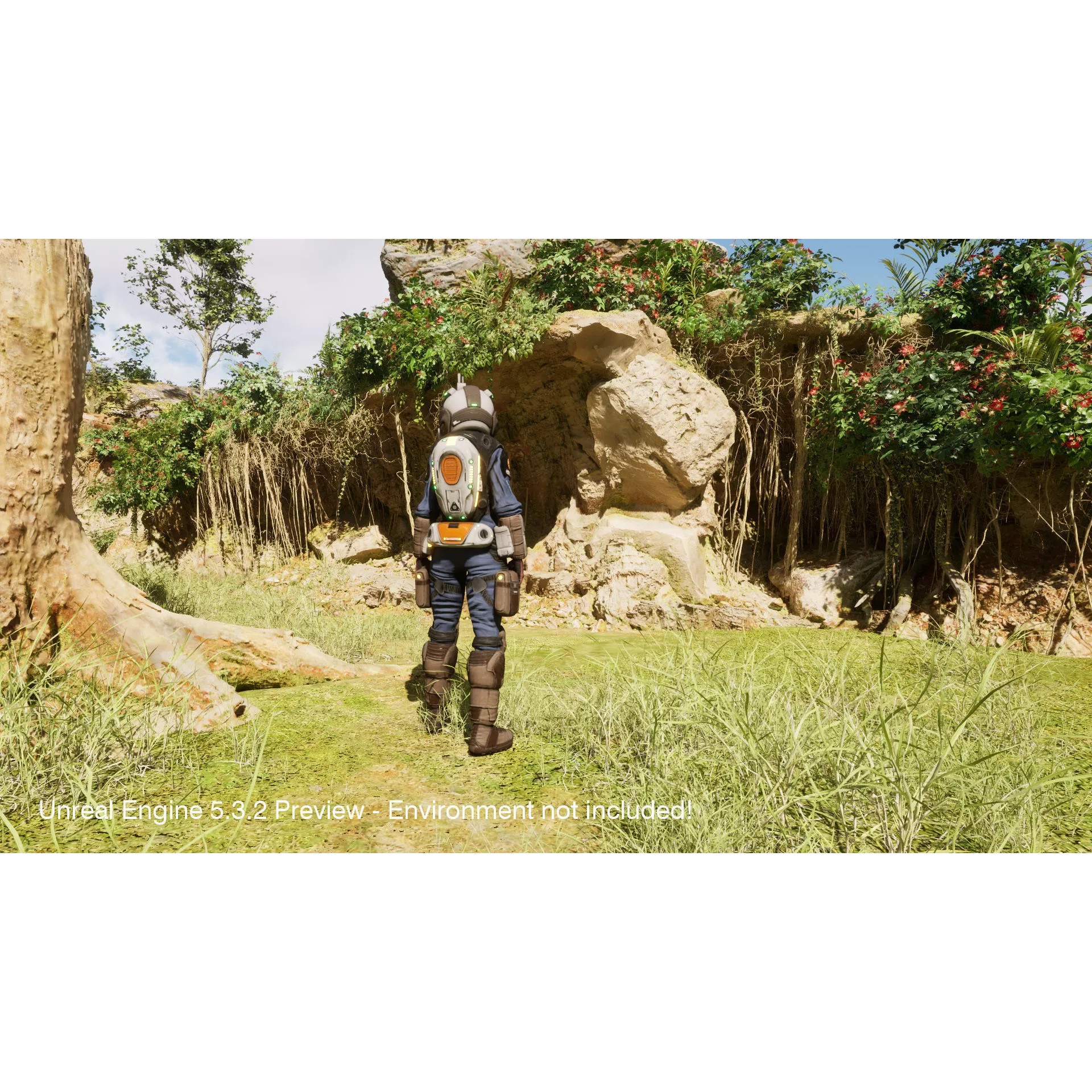 Space Marshal Female - Low-Poly Game-Ready 3D Model - View 34