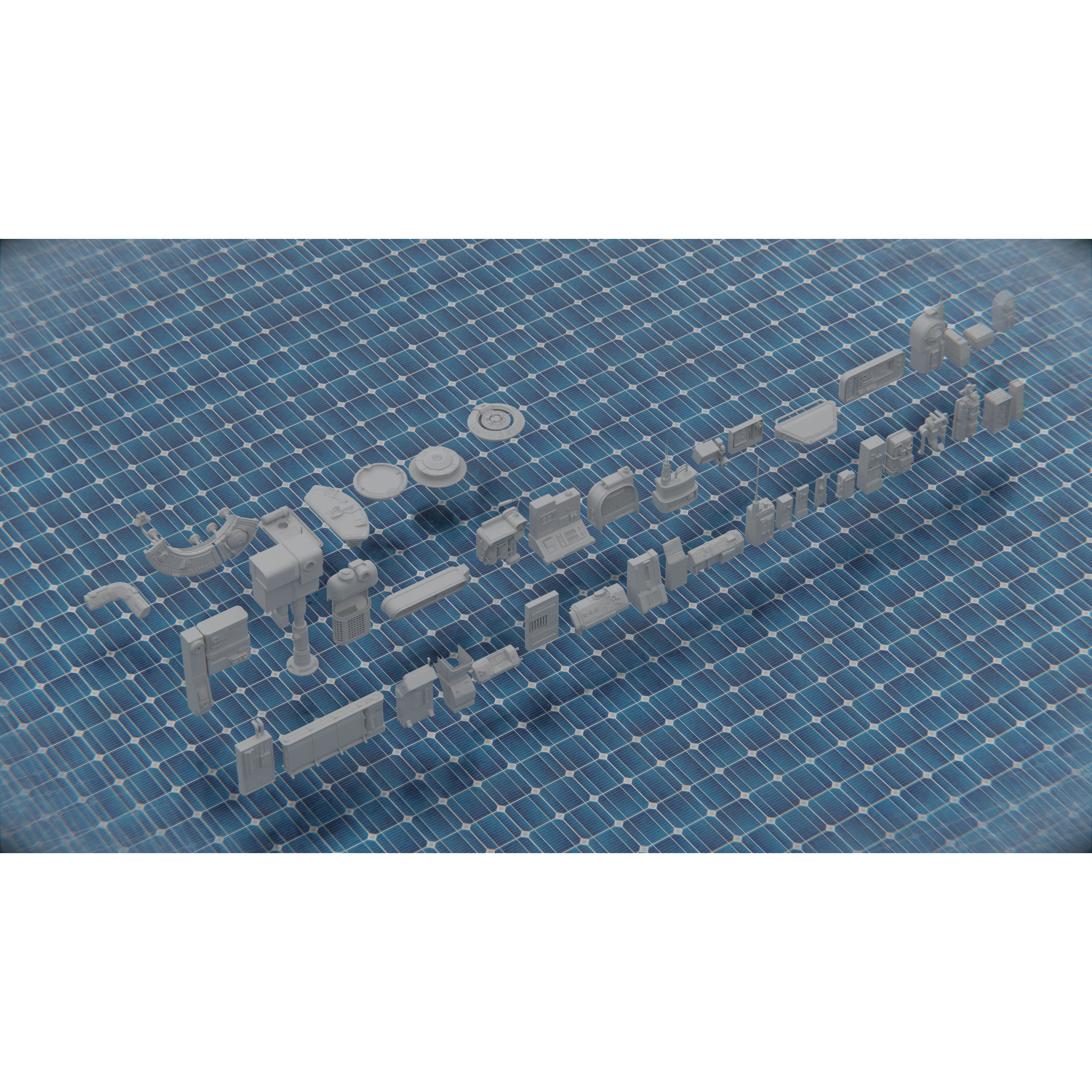 Tech Heavy Kit - Low-Poly Game-Ready 3D Model - View 3