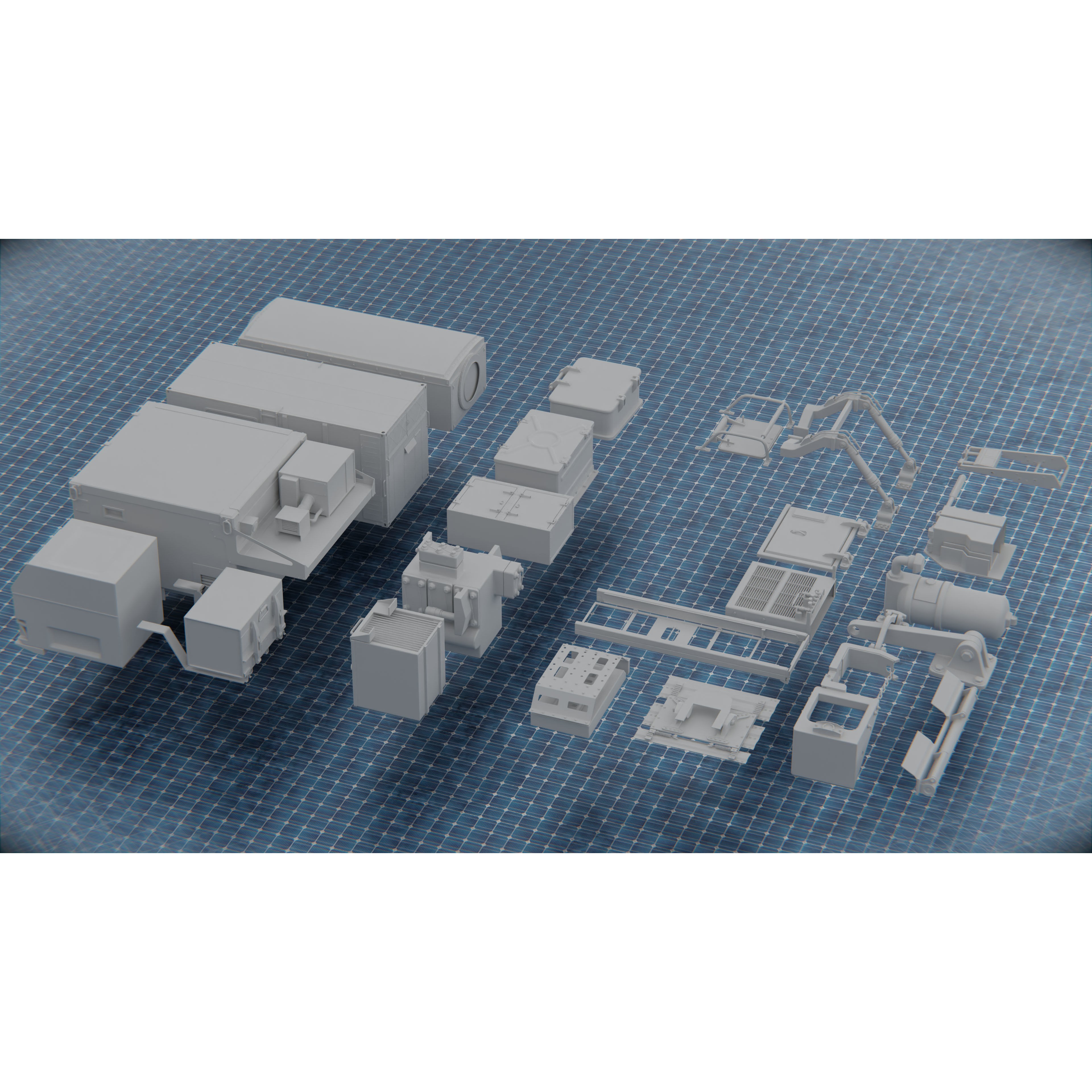 Tech Heavy Kit - Low-Poly Game-Ready 3D Model - View 5