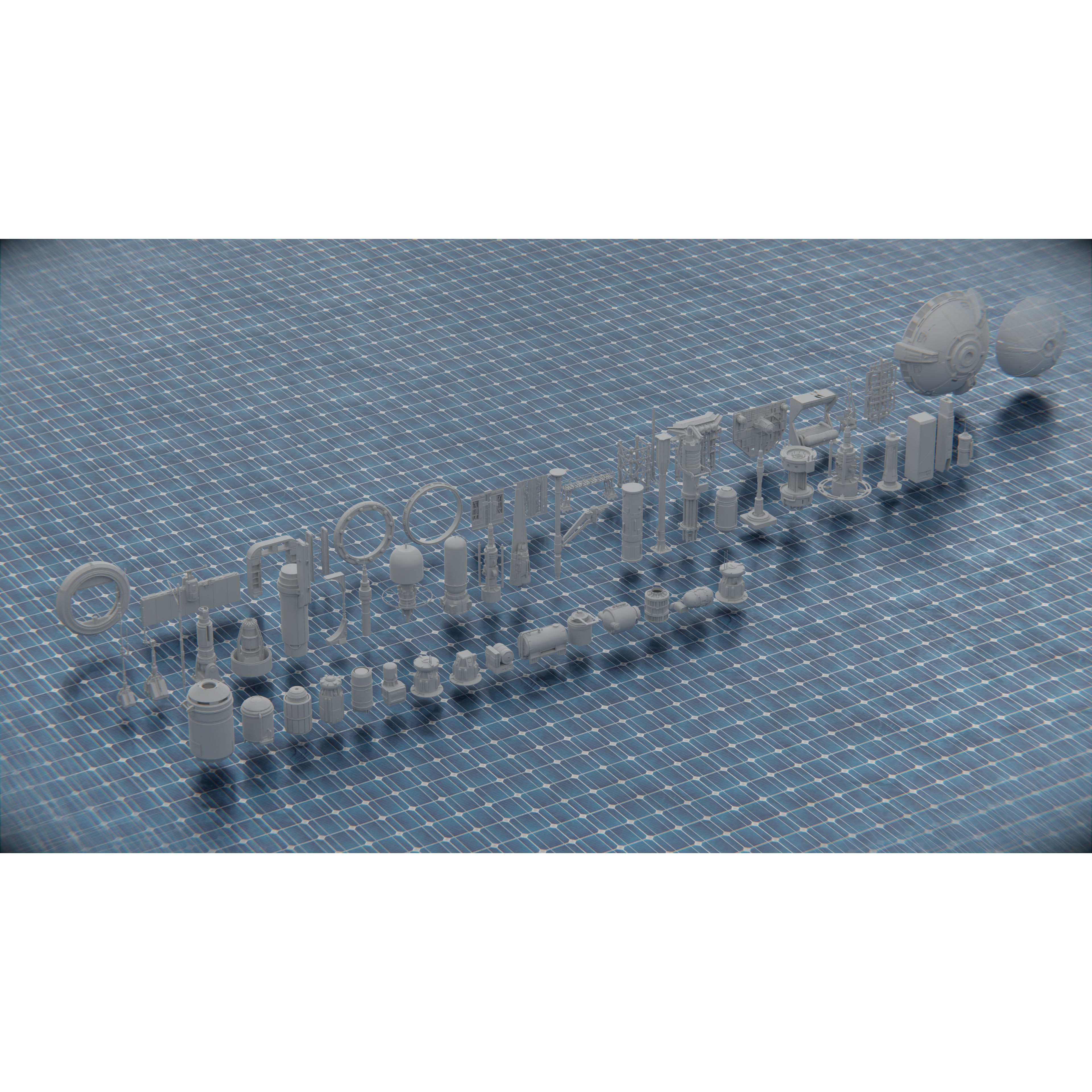 Tech Heavy Kit - Low-Poly Game-Ready 3D Model - View 6
