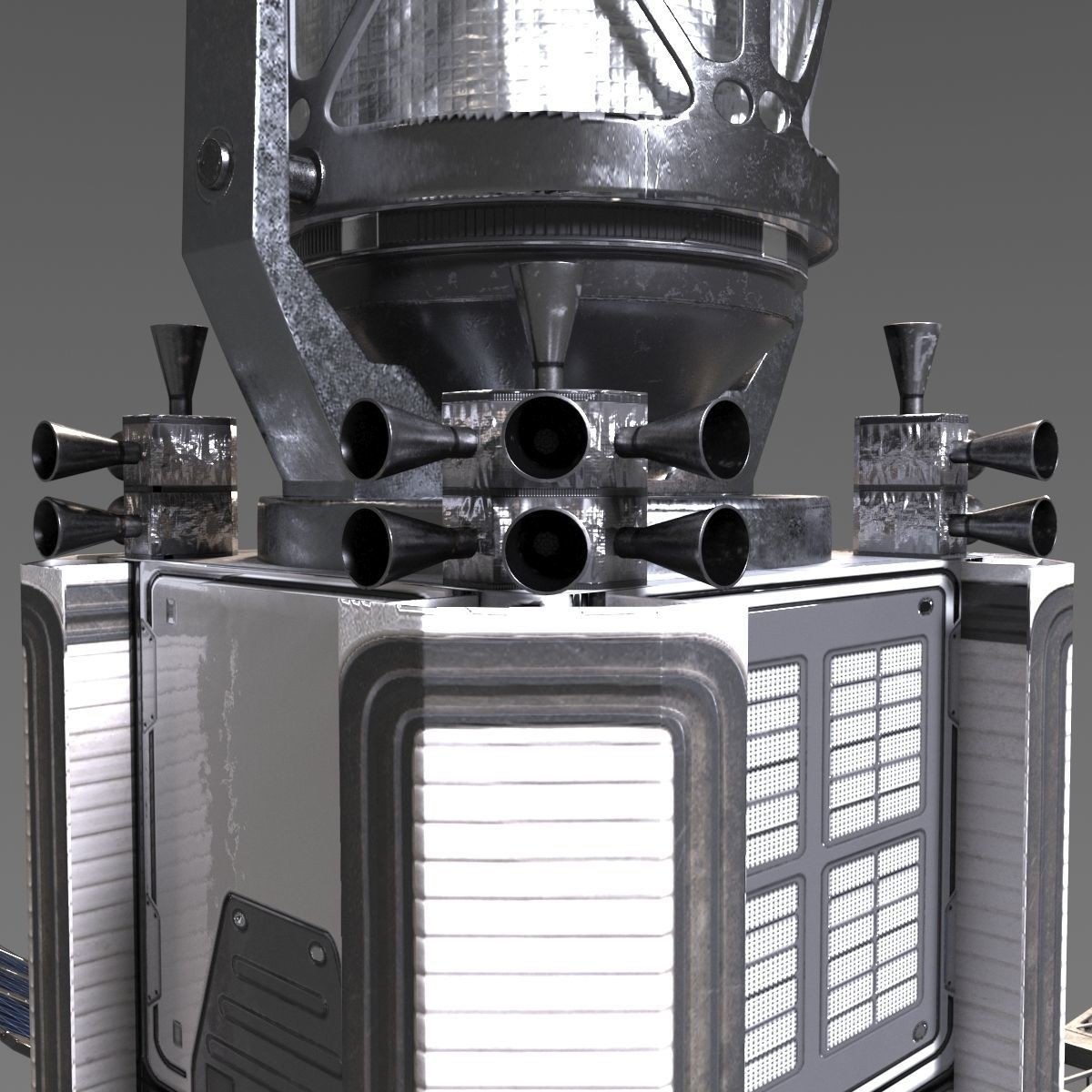 Satellite - High-Quality Subdivision Ready 3D Model - View 11
