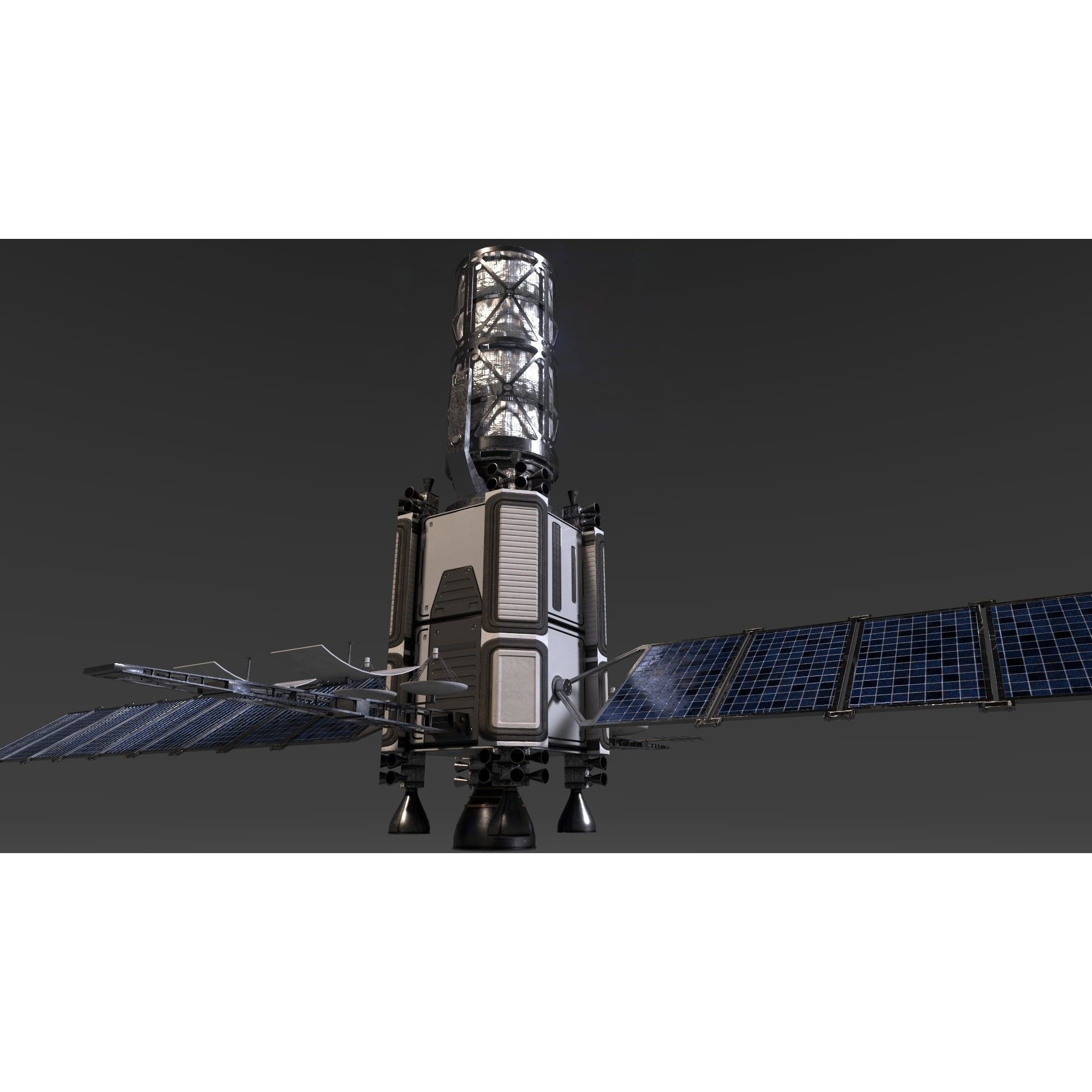 Satellite - High-Quality Subdivision Ready 3D Model - View 4