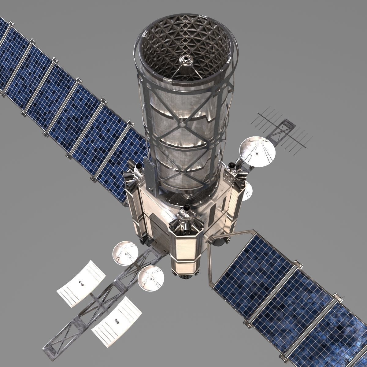 Satellite - High-Quality Subdivision Ready 3D Model - View 6