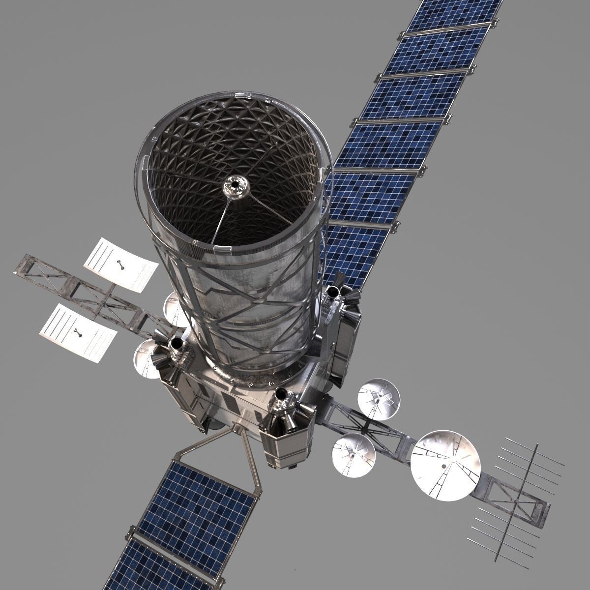 Satellite - High-Quality Subdivision Ready 3D Model - View 7