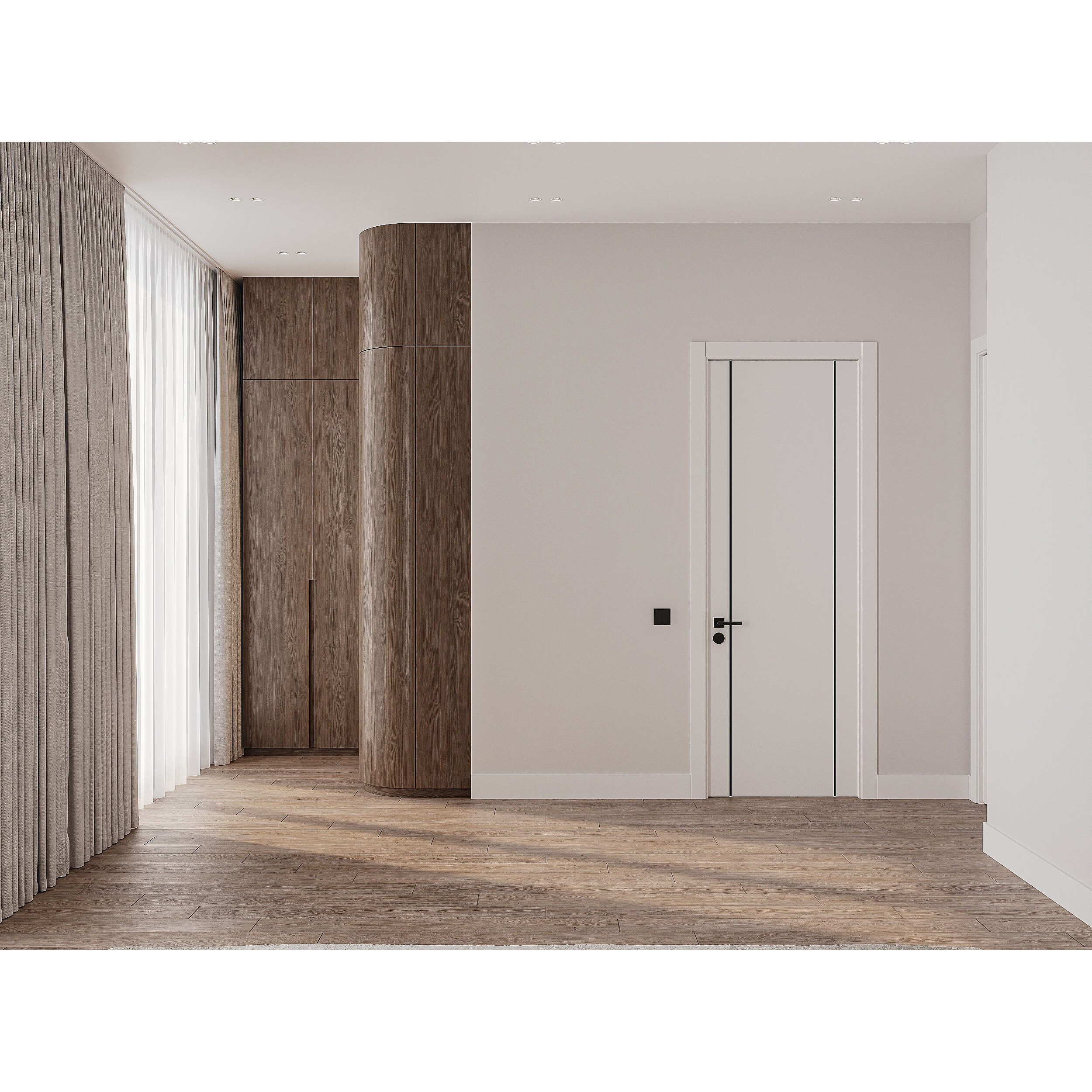 Modern Apartment Interior - Detailed 3D Model - View 11