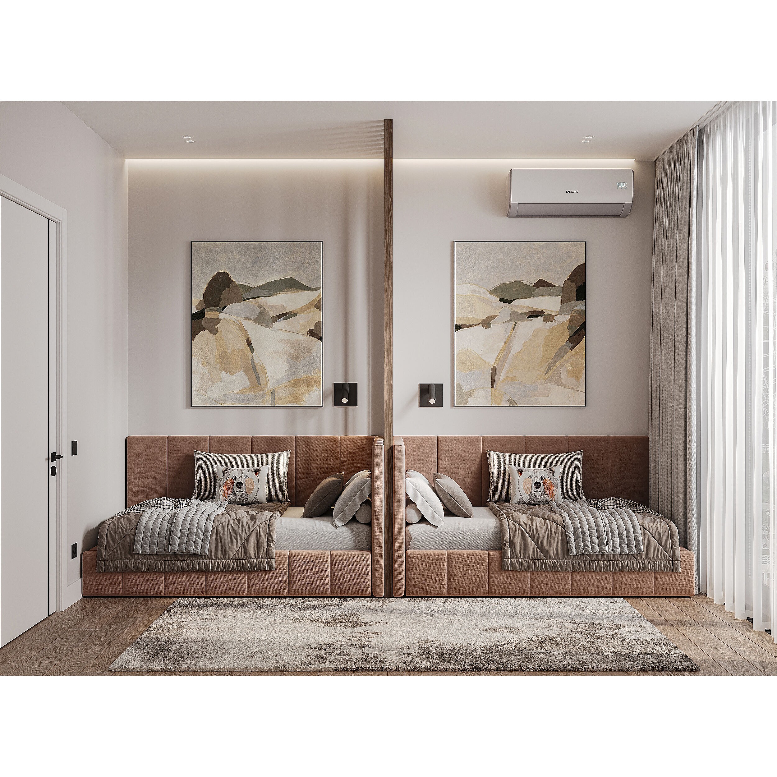 Modern Apartment Interior - Detailed 3D Model - View 15