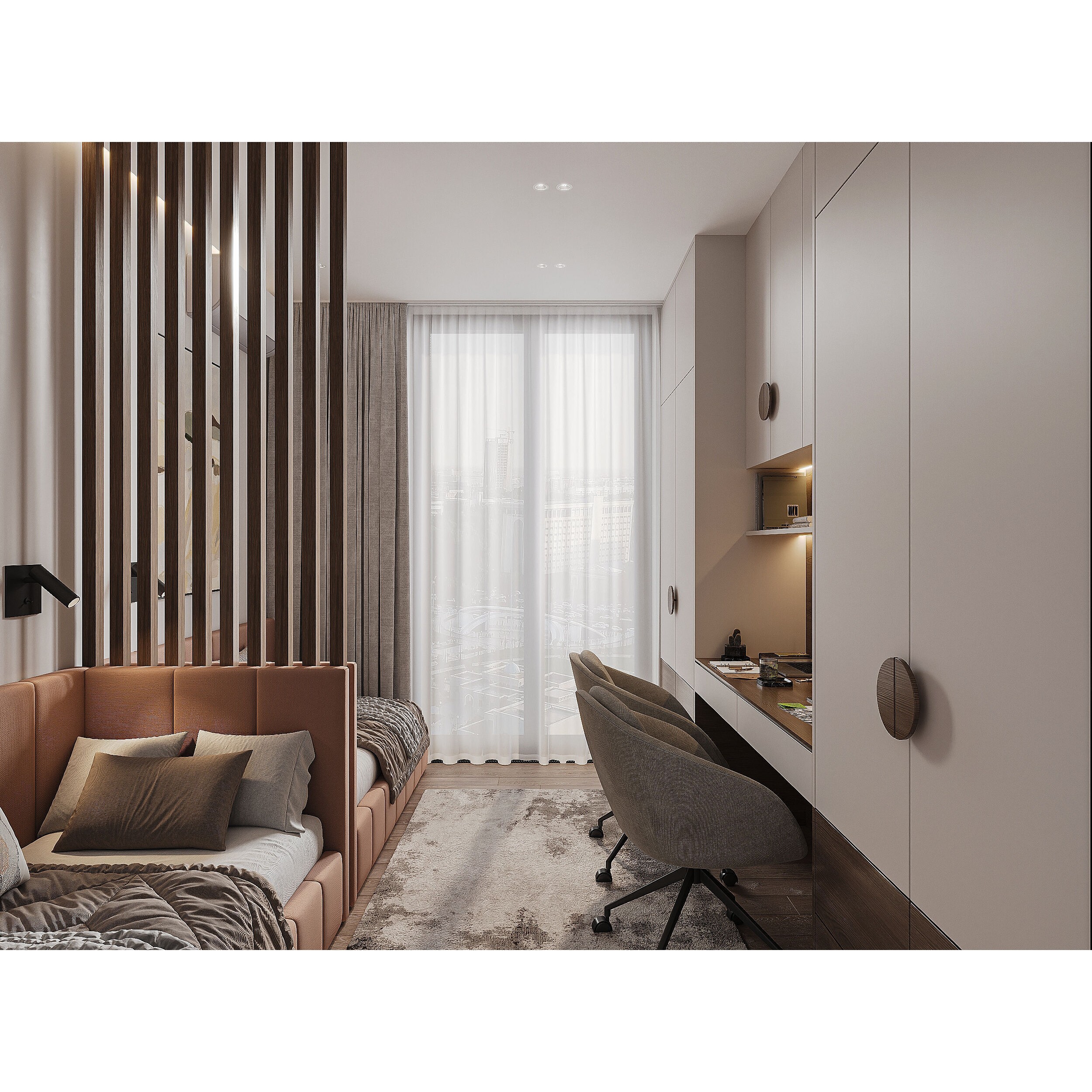 Modern Apartment Interior - Detailed 3D Model - View 19