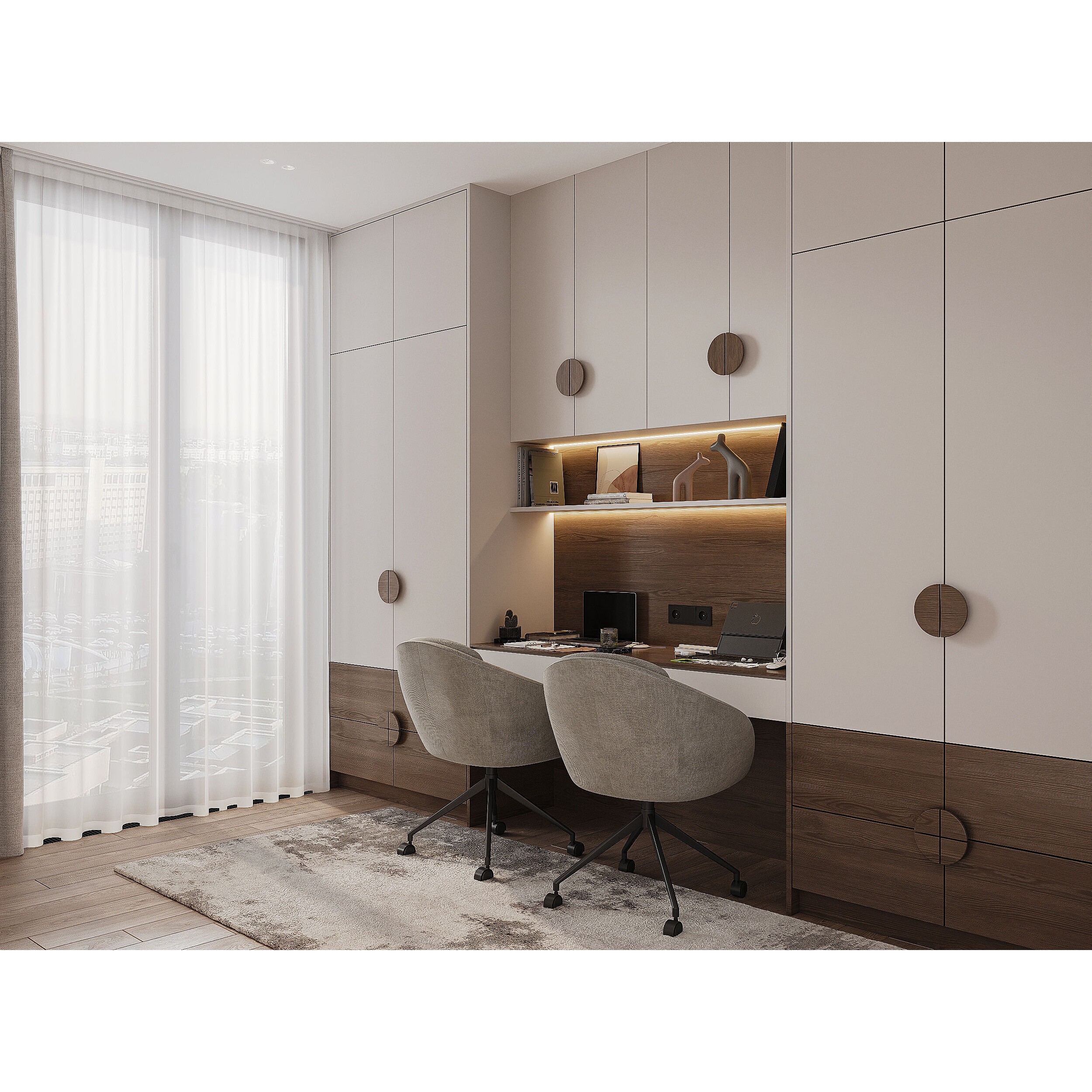 Modern Apartment Interior - Detailed 3D Model - View 21