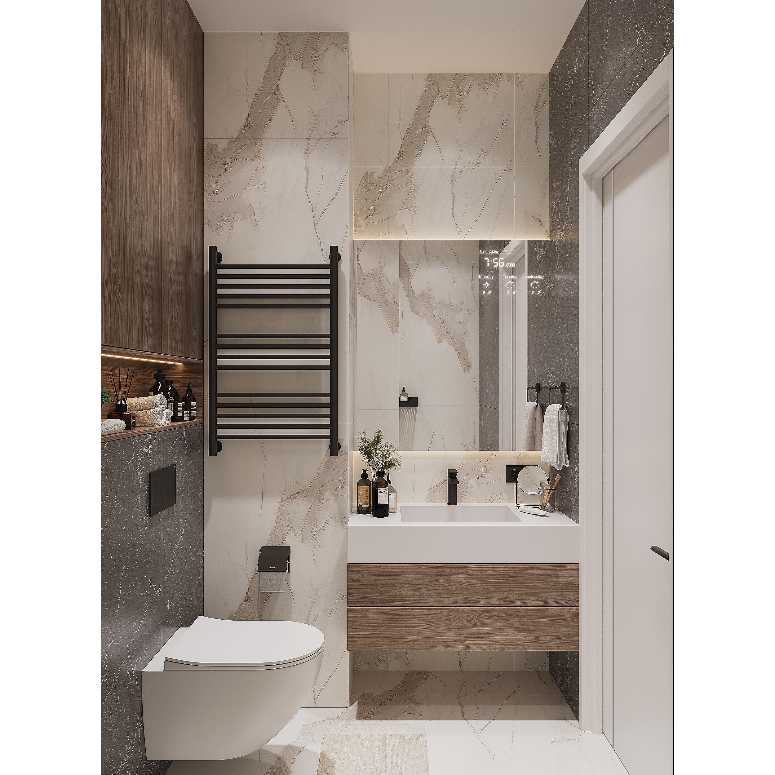 Modern Apartment Interior - Detailed 3D Model - View 23