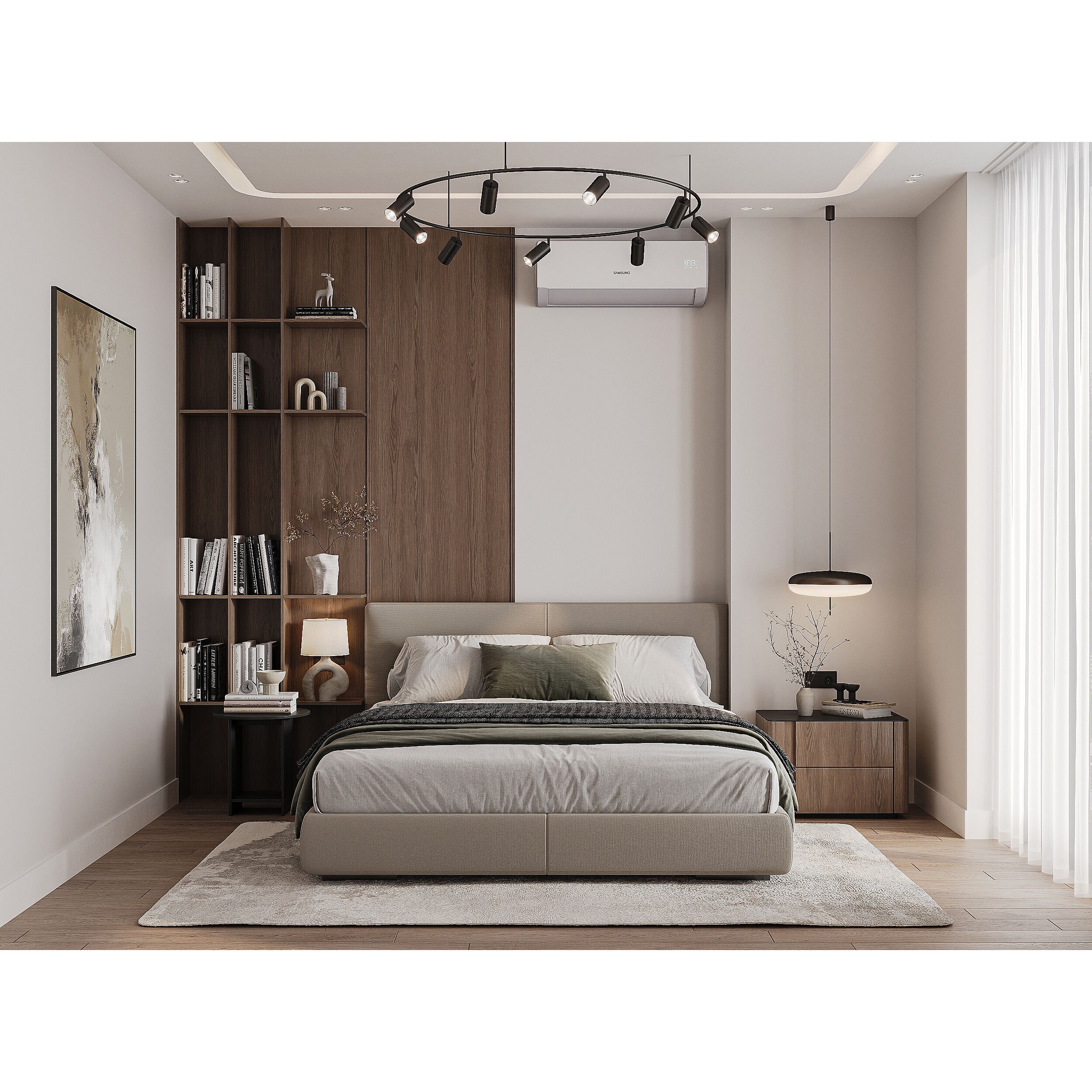 Modern Apartment Interior - Detailed 3D Model - View 3