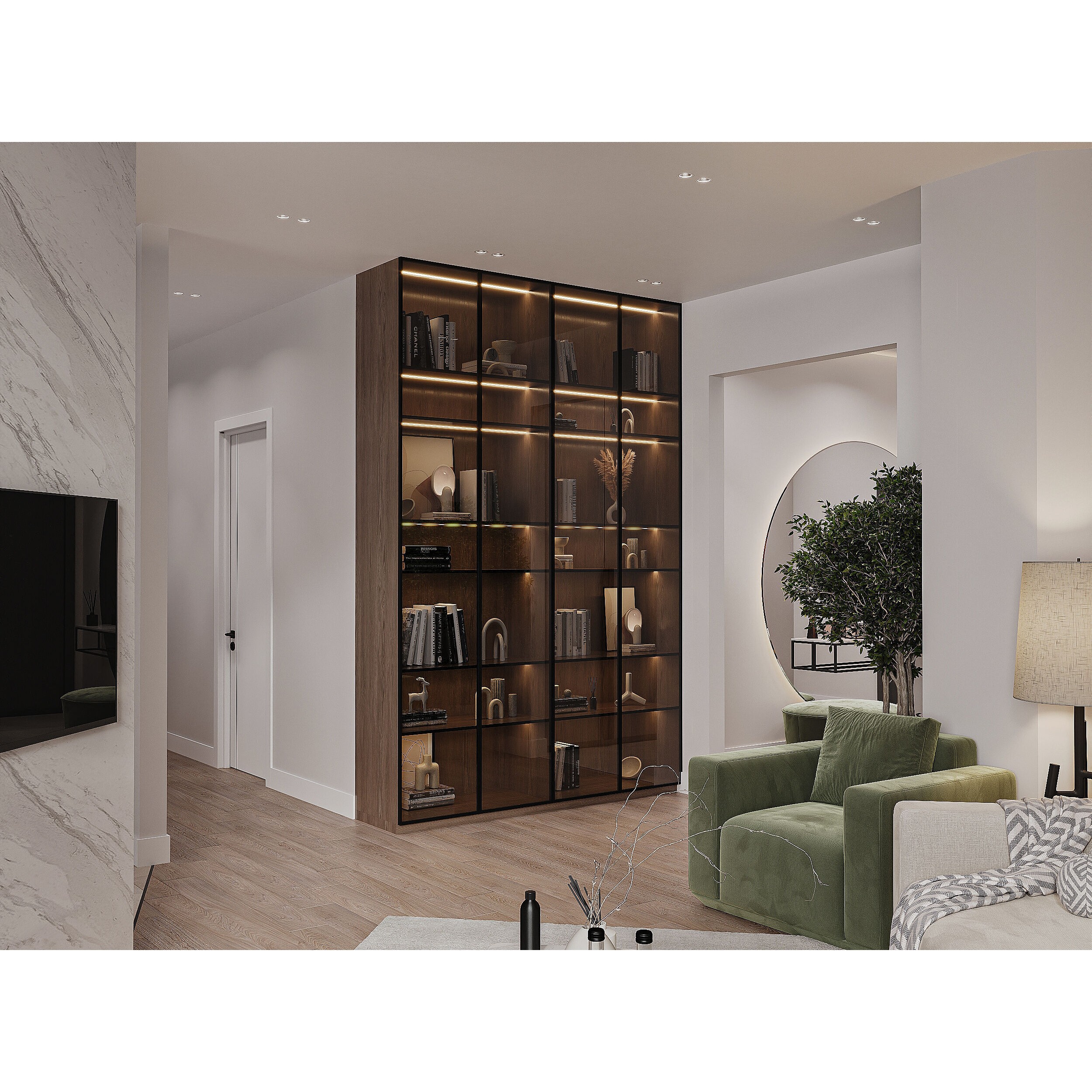 Modern Apartment Interior - Detailed 3D Model - View 32