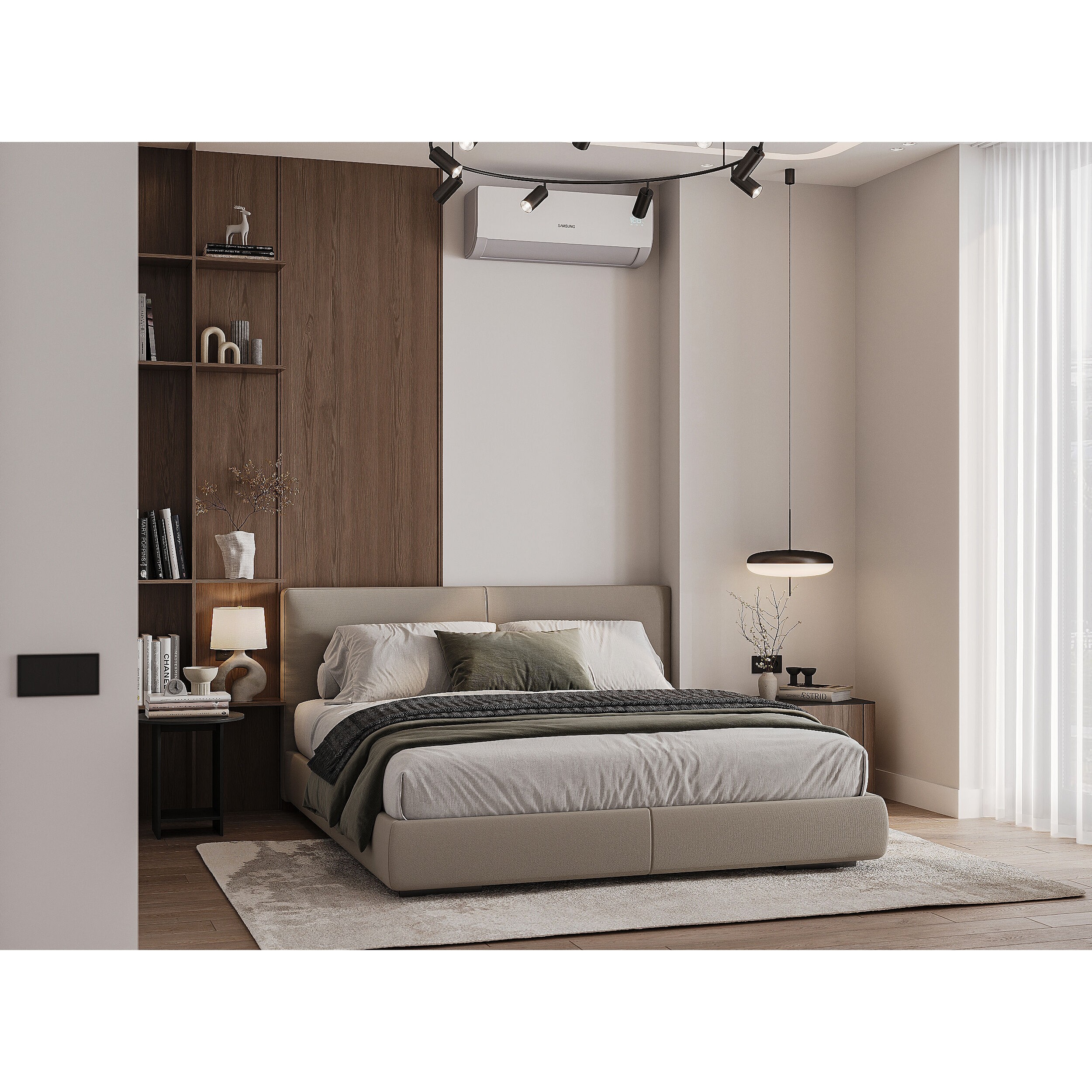 Modern Apartment Interior - Detailed 3D Model - View 4