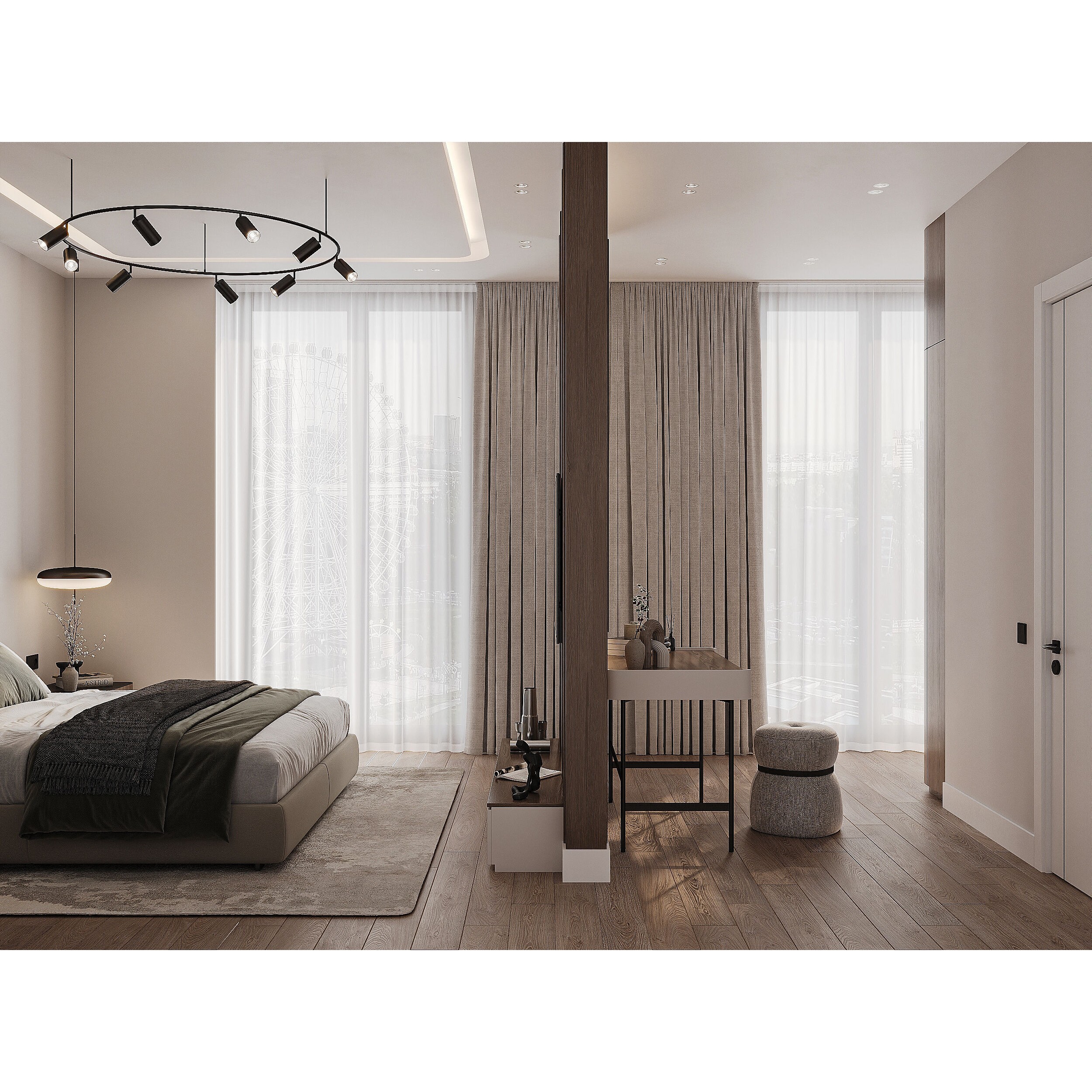 Modern Apartment Interior - Detailed 3D Model - View 7