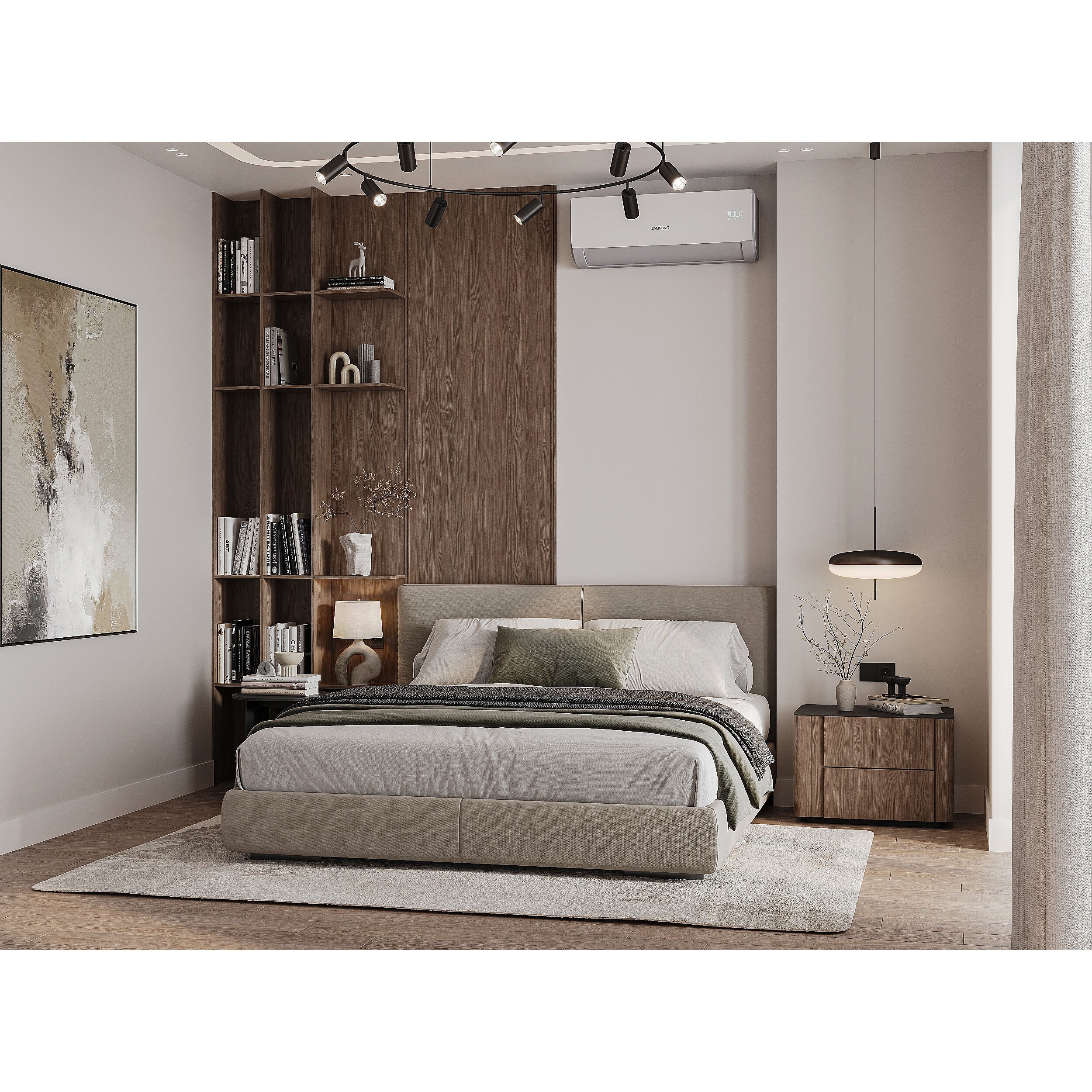 Modern Apartment Interior - Detailed 3D Model - View 9