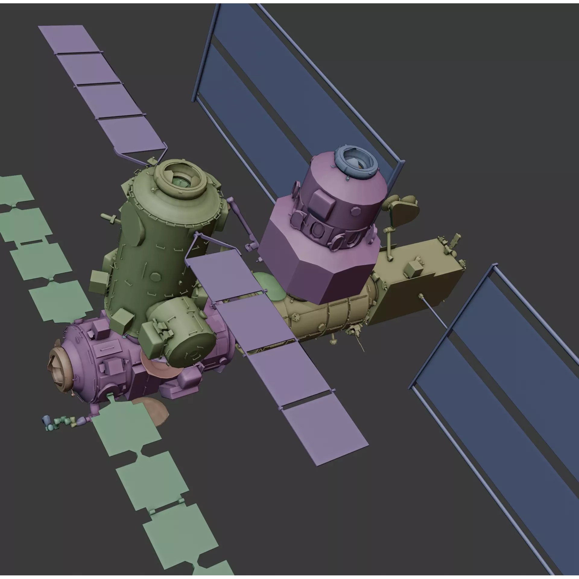 Gateway Lunar Space Station - Game-Ready 3D Model
