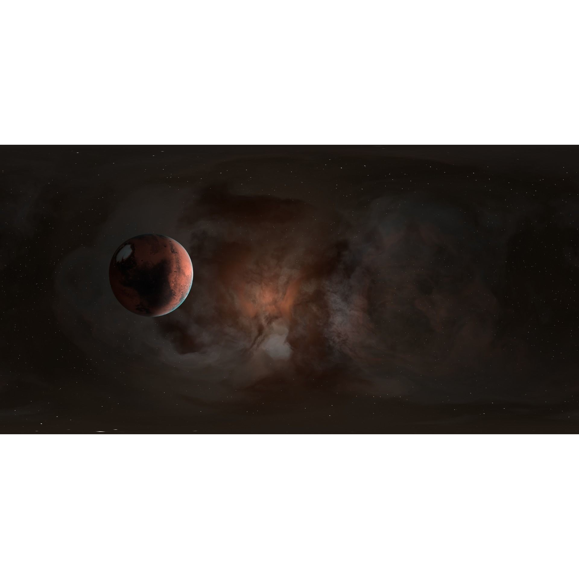 Cosmos Environment HDRI - Low-Poly 3D Model - View 19