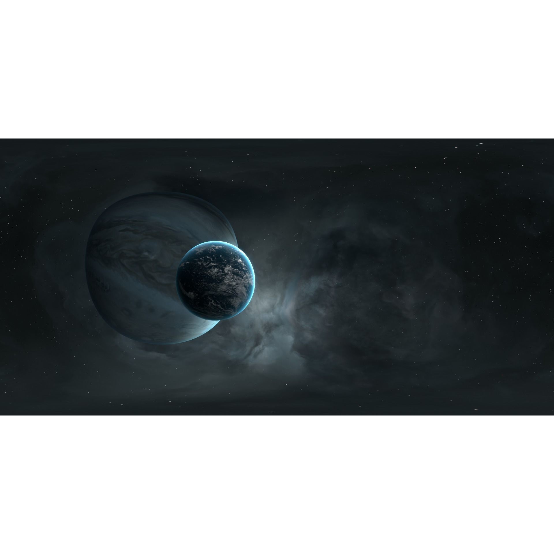 Cosmos Environment HDRI - Low-Poly 3D Model - View 21