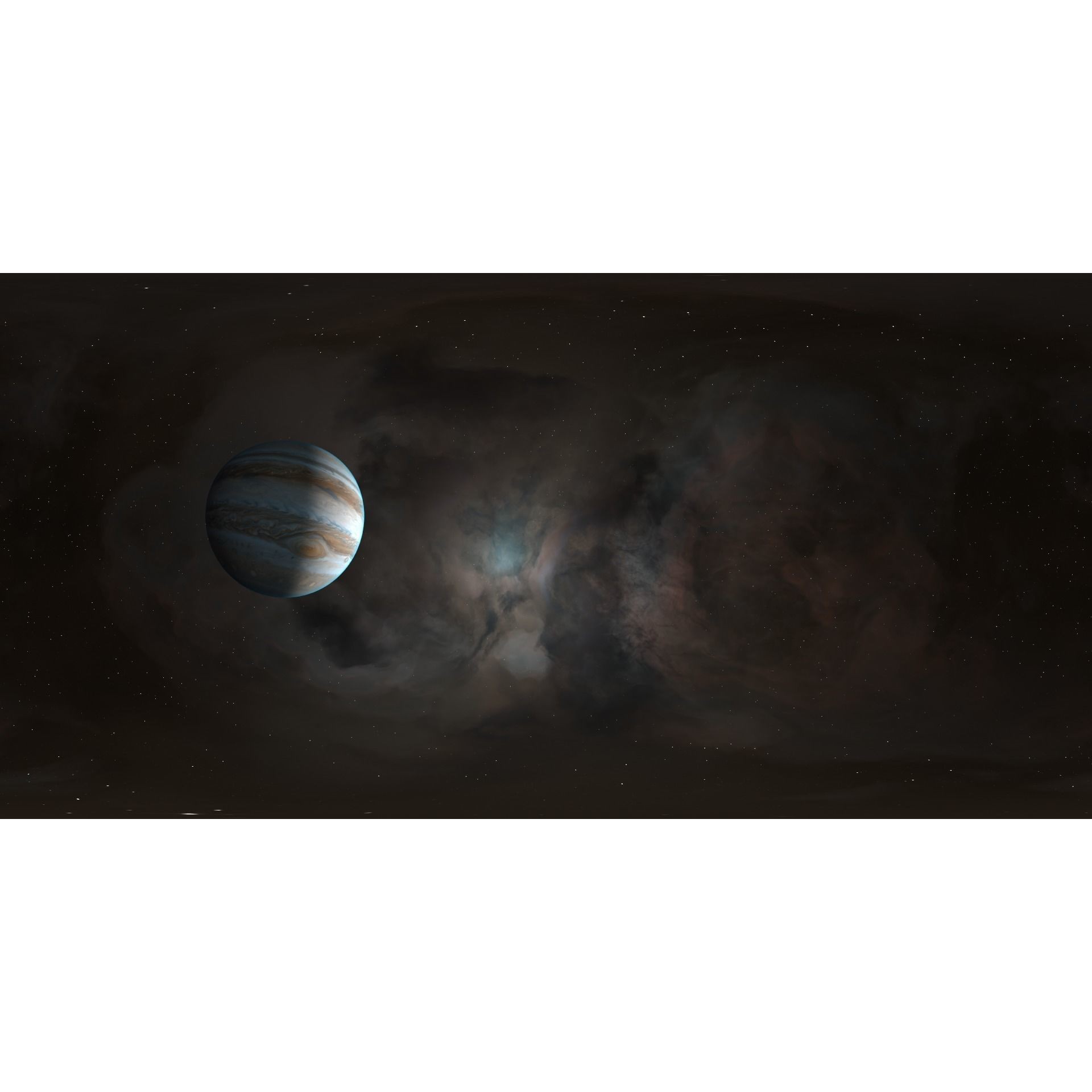 Cosmos Environment HDRI - Low-Poly 3D Model - View 22
