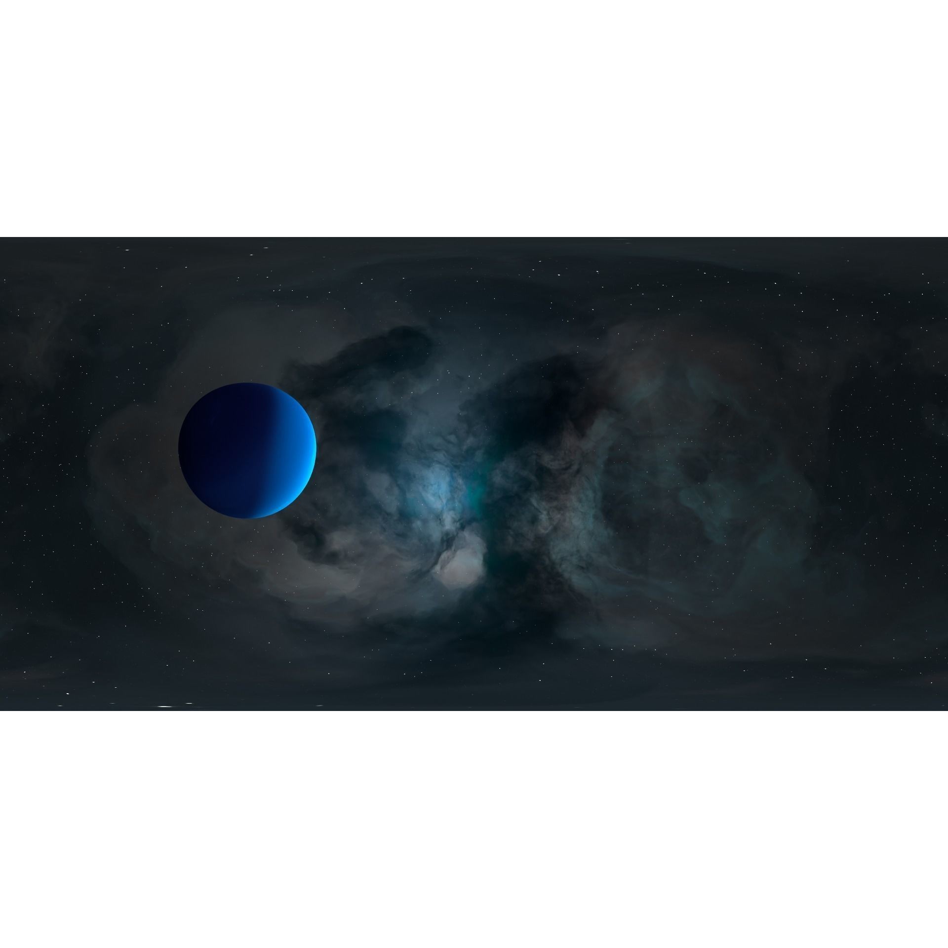 Cosmos Environment HDRI - Low-Poly 3D Model - View 24