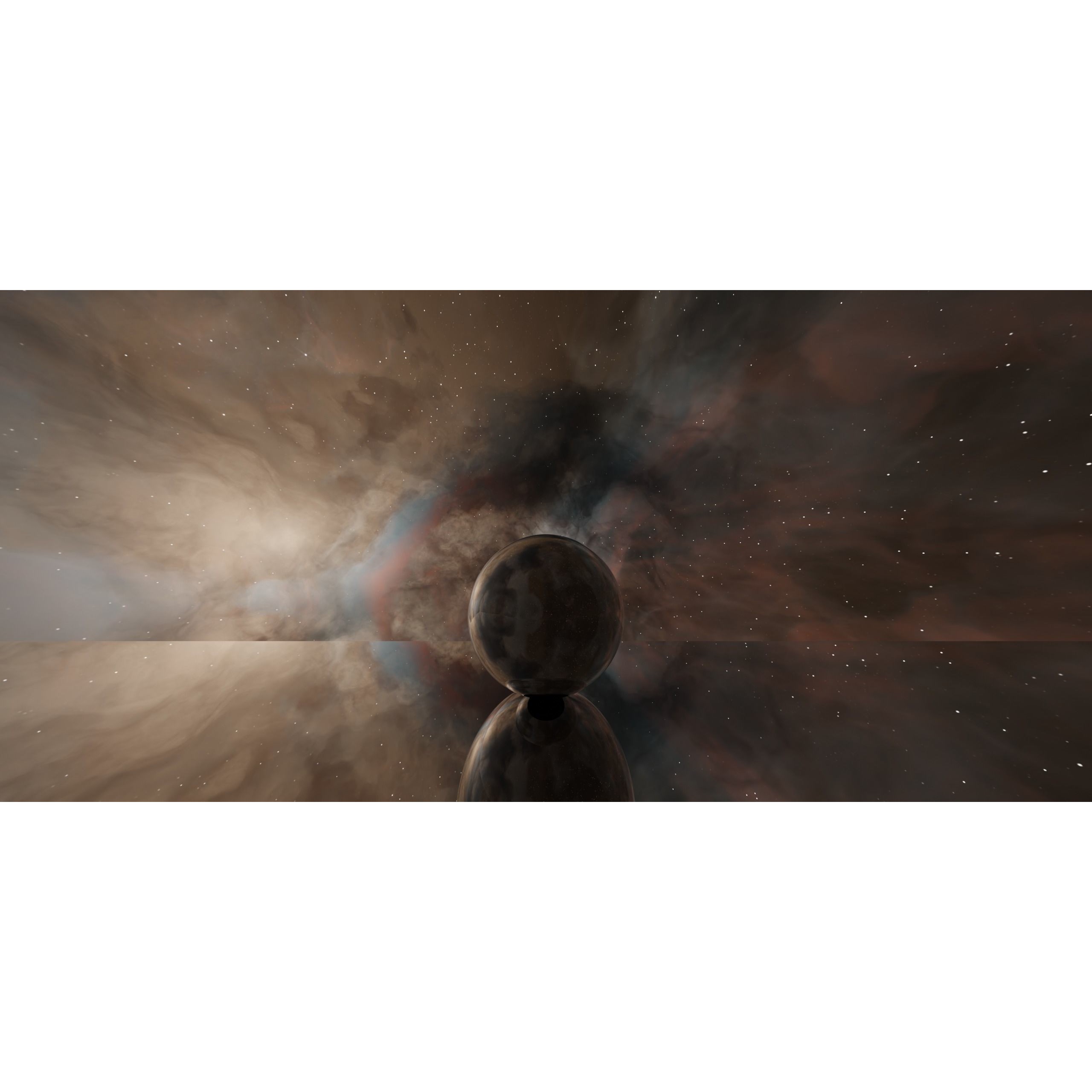 Cosmos Environment HDRI - Low-Poly 3D Model - View 3